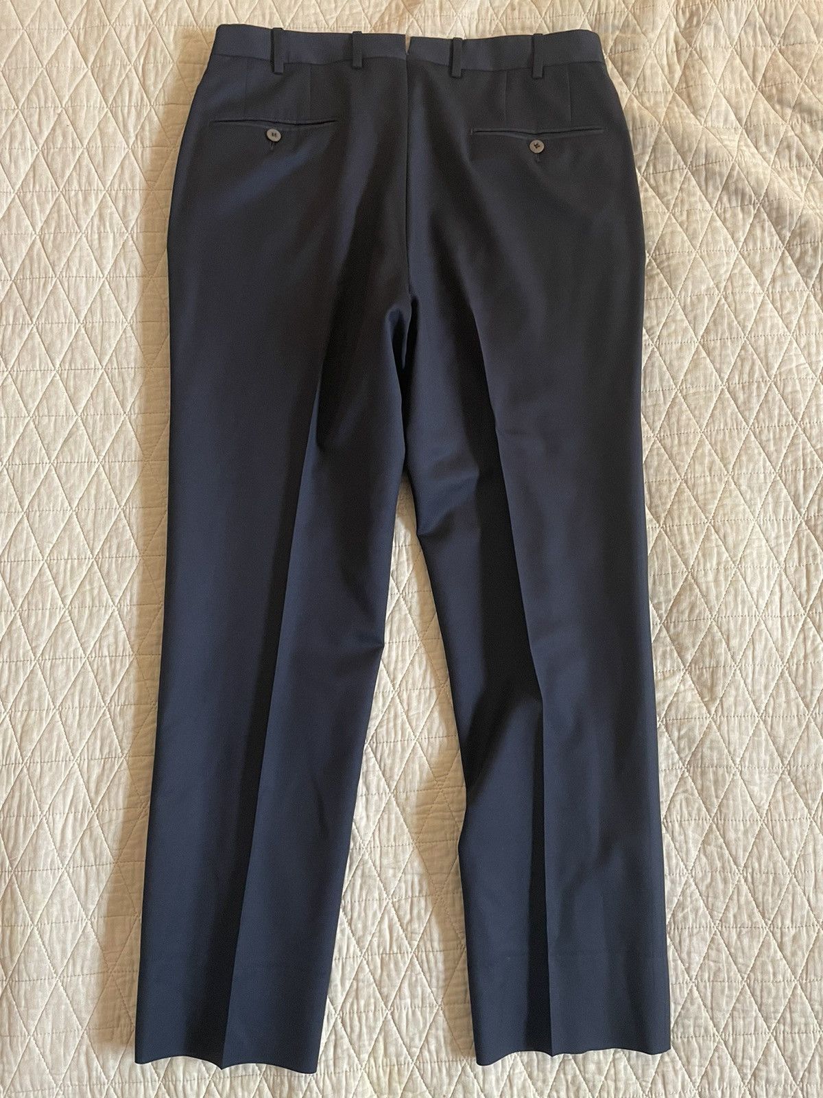 Ermenegildo Zegna Flat Front Micronsphere Wool Trouser Size 48R - 9 Thumbnail