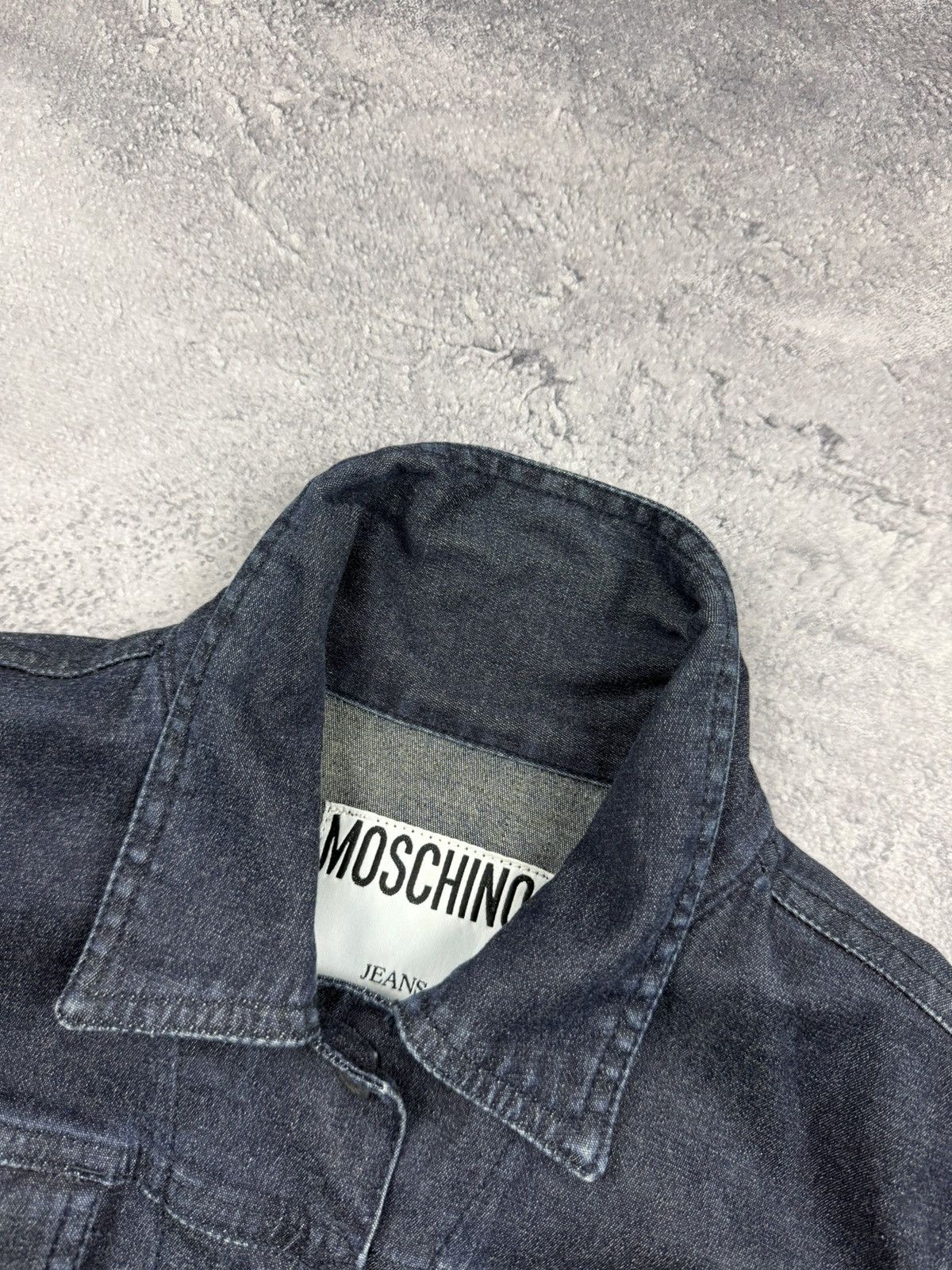 Moschino Vintage Moschino Jeans Denim Jacket Blazer Size M / US 6-8 / IT 42-44 - 21 Thumbnail