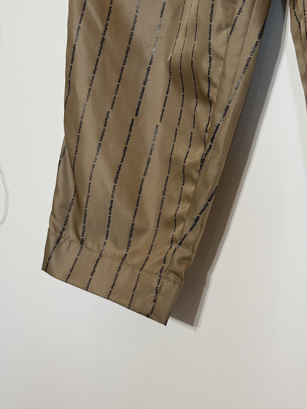 Enfants Riches Deprimes ERD Brown Nylon Logo Print Pants Size US 29 - 4 Thumbnail