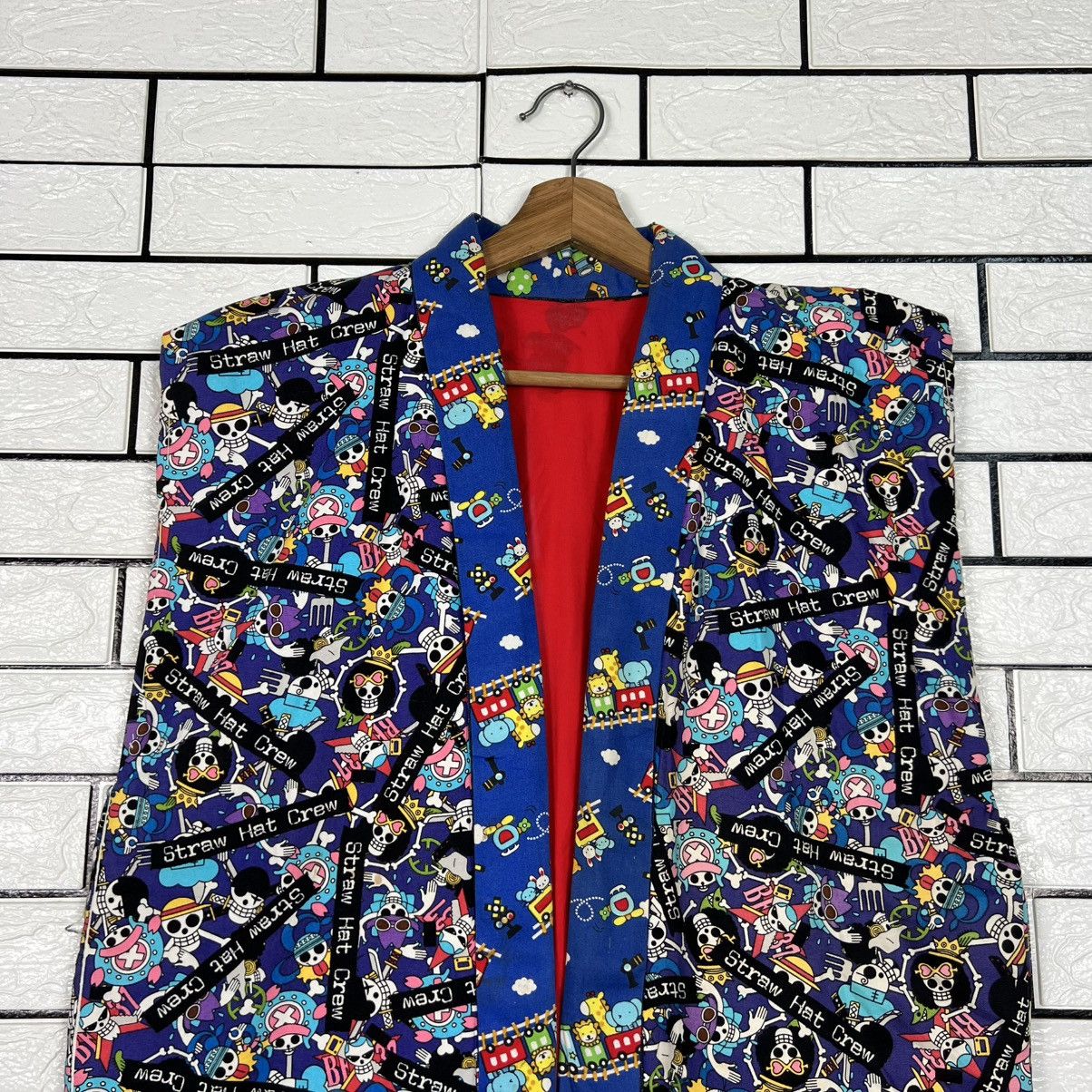 One Piece ONE PIECE STRAW HAT CREW Sleveless Vest Kimono #4157-C190 Size US M / EU 48-50 / 2 - 2 Thumbnail
