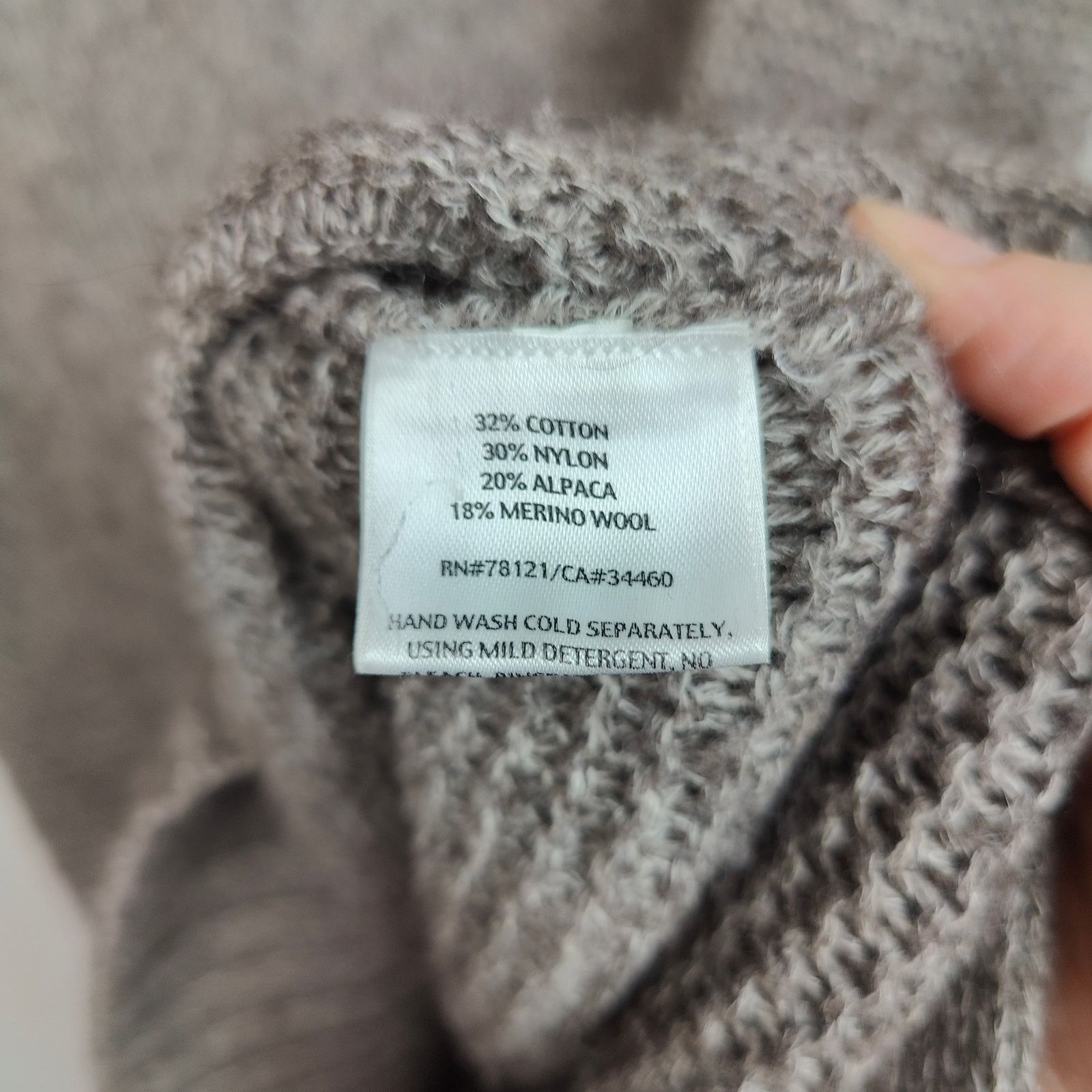 Eileen Fisher Eileen Fisher Short Sleeve Sweater Womens Small Taupe Size S / US 4 / IT 40 - 7 Thumbnail