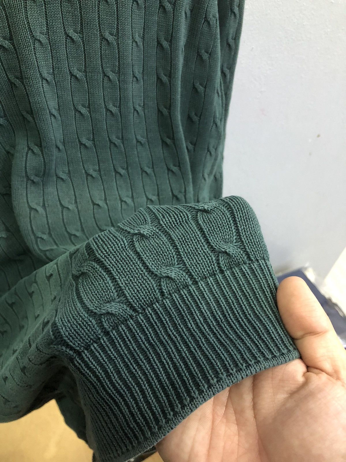 Scotch & Soda Scotch & Soda Classic Cable Knit Sweater Suede Elbows Size US XL / EU 56 / 4 - 3 Thumbnail