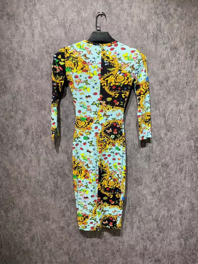 Versace Versace Floral full print dress Size S / US 4 / IT 40 - 2 Thumbnail