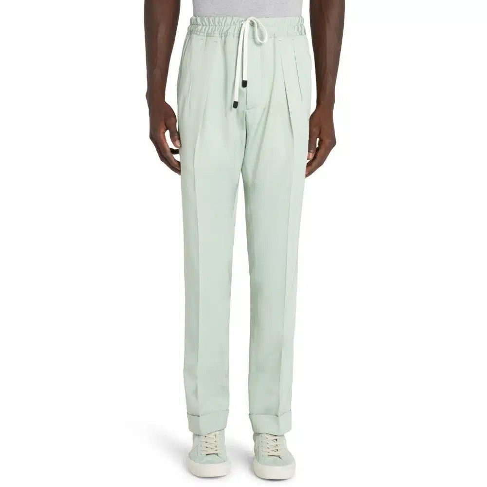 o1loc1c0325 PLZJ01 Viscose Drawstring Austin Pant