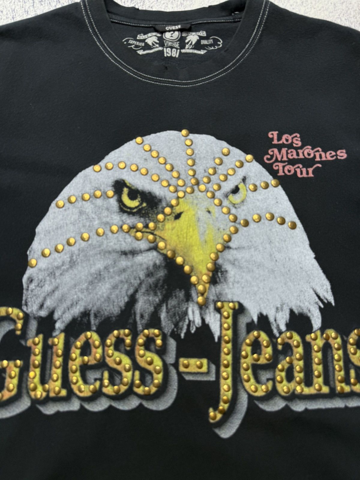 Guess Vintage Guess Jeans Los Marones Tour T-shirts Y2K Size US XL / EU 56 / 4 - 7 Thumbnail
