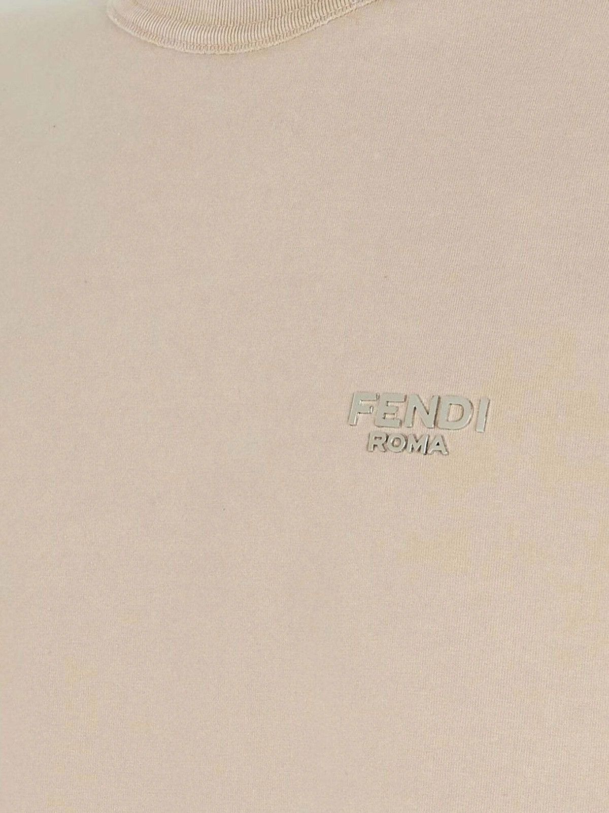 Fendi o1w1db10625 FY1217 Short Sleeve T-Shirt in Beige Size US XXL / EU 58 / 5 - 3 Thumbnail