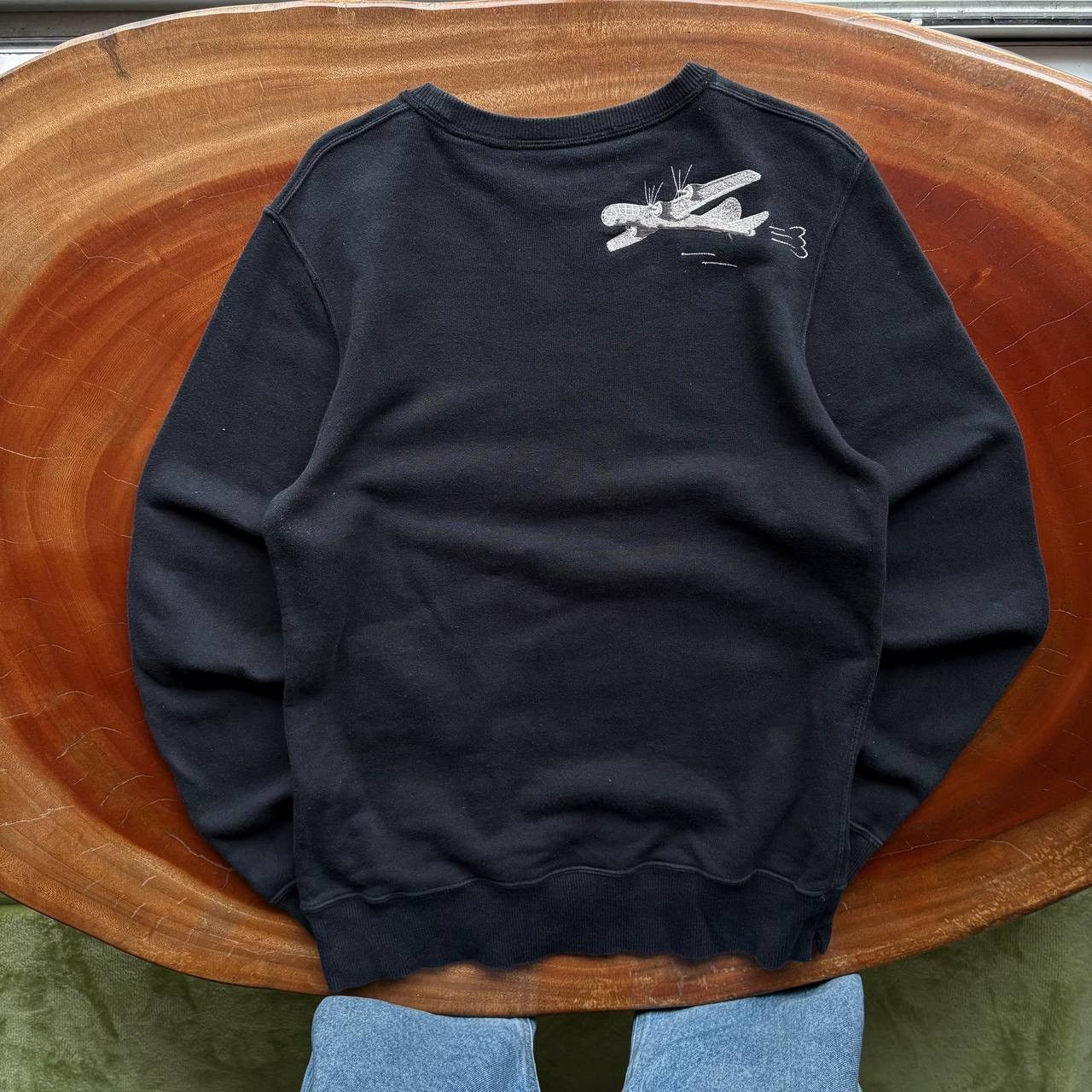 Maison MIHARA YASUHIRO 2017 Mihara Yasuhiro Embroidered Black Sweatshirt Size US M / EU 48-50 / 2 - 2 Thumbnail