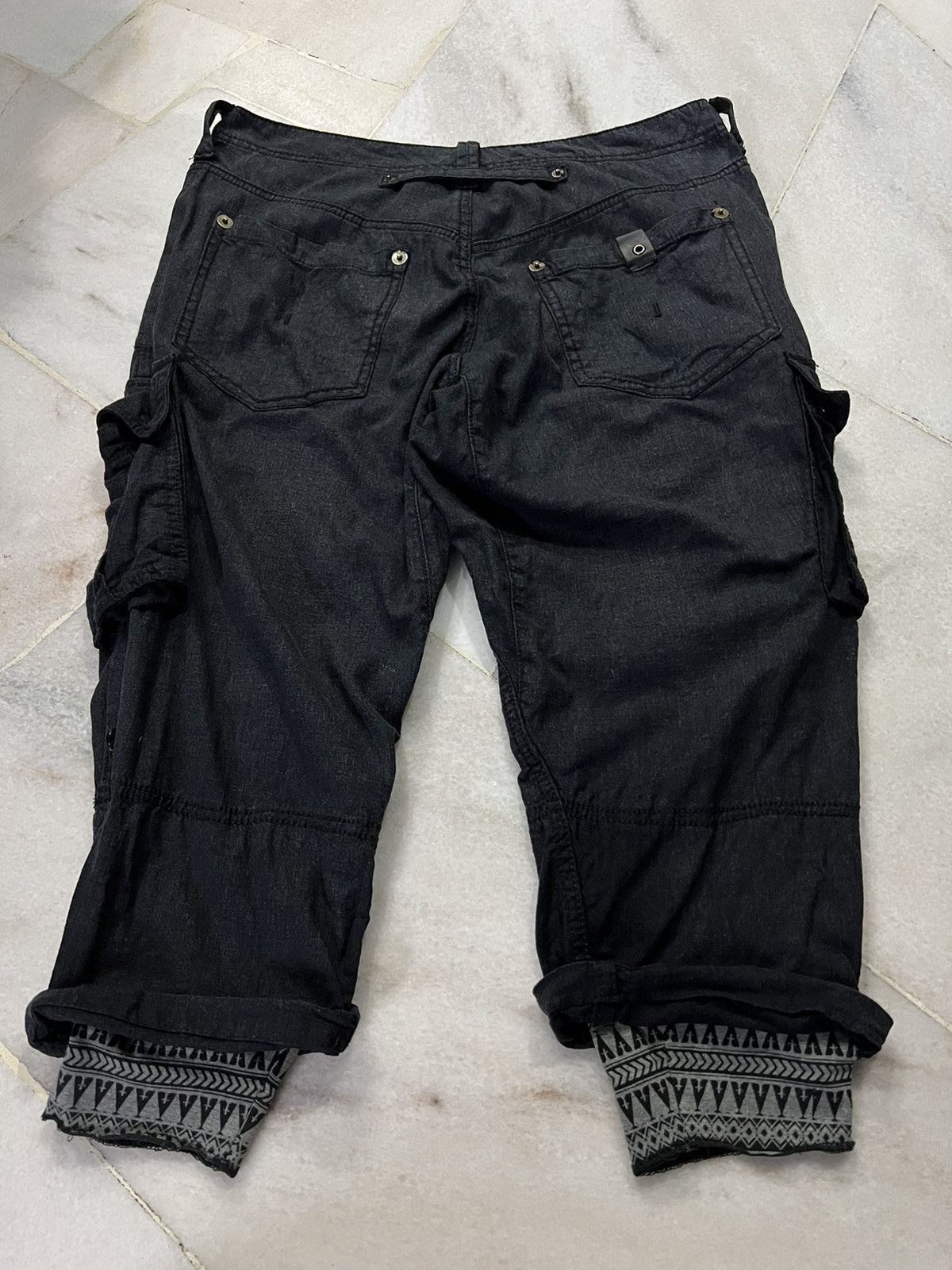 If Six Was Nine × Tornado Mart TORNADO MART CARGO BONDAGE PUNK SHORT PANTS RARE DESIGN Size US 32 / EU 48 - 10 Thumbnail