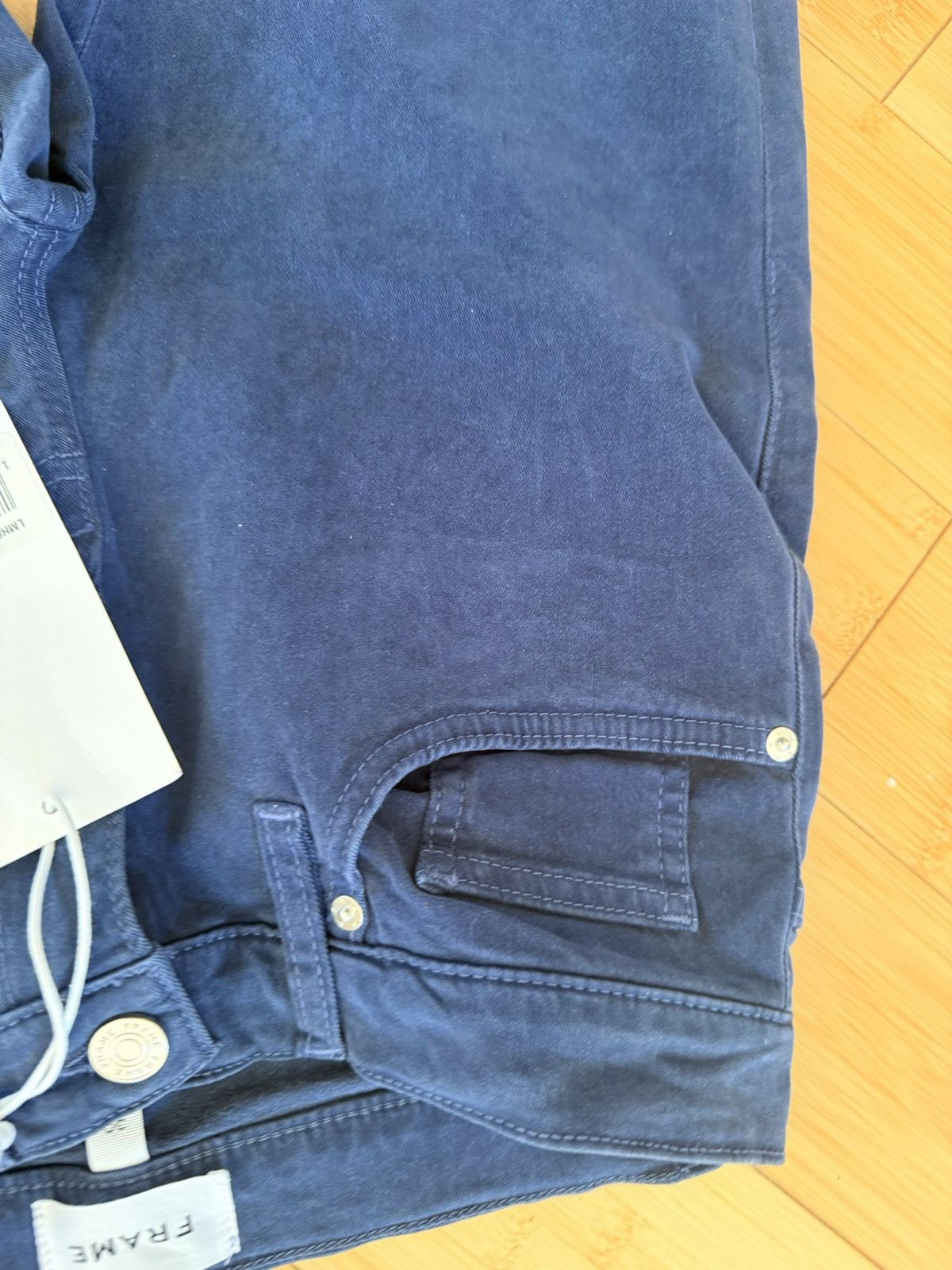 Frame Frame L’Homme Slim Mid-Rise Slim Fit Blue Jeans Size US 30 / EU 46 - 5 Thumbnail