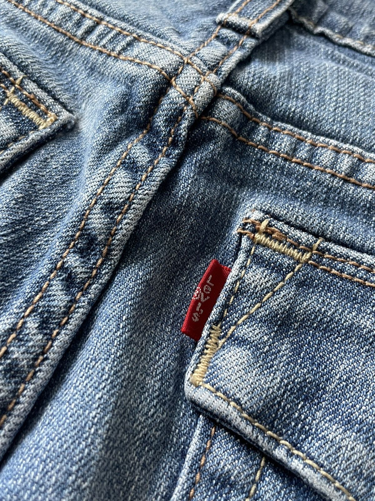 Levi's Vintage Levi's 512 Boot Cut Denim Jeans Y2K Blue Washed Size 25" / US 0 / IT 36 - 7 Thumbnail
