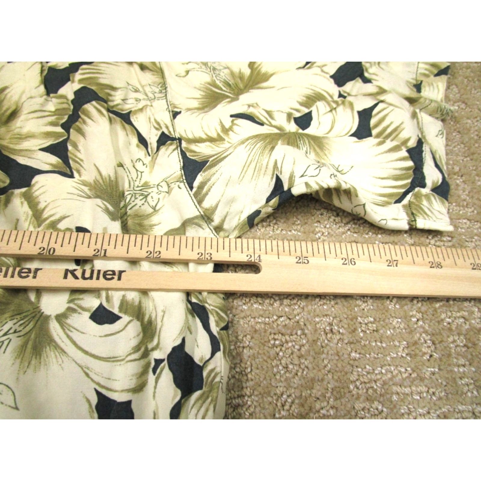 Tommy Bahama VINTAGE Tommy Bahama Shirt Mens Large White Floral Hawaiian Aloha Rayon Button Up Size US L / EU 52-54 / 3 - 6 Thumbnail