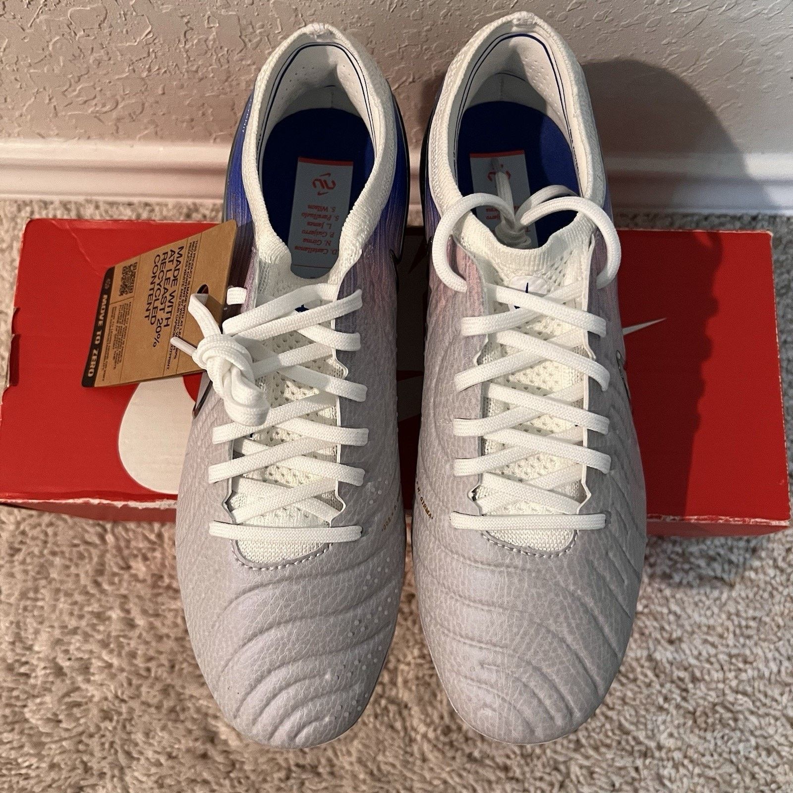 Nike Nike Tiempo Legend 10 Elite FG NU2 Vast 25 Limited Size 6.5 Size US 6.5 / EU 39-40 - 4 Thumbnail