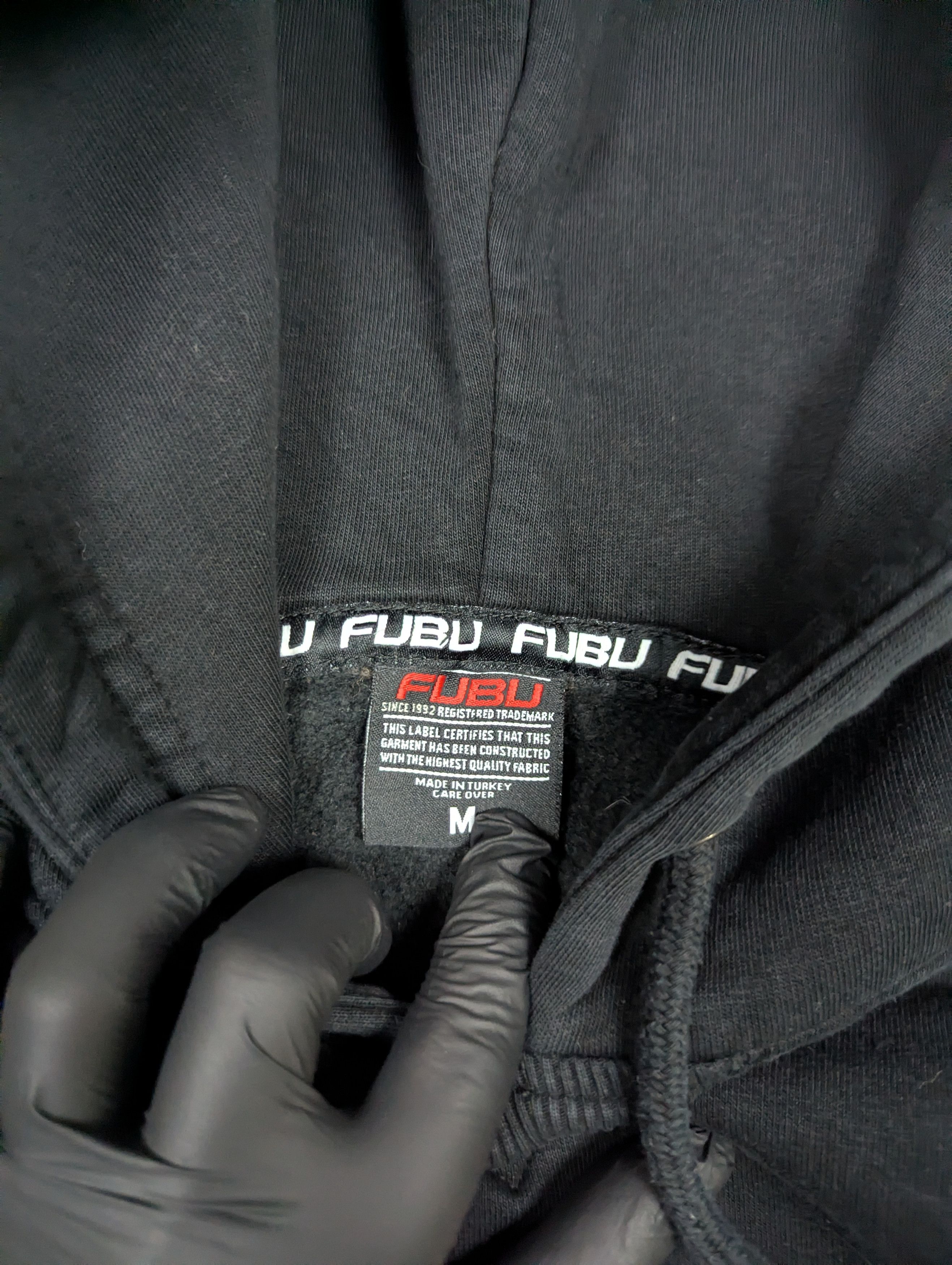 Fubu Vintage FUBU "05" Y2K Era Hoodie – Black & Red Big Logo Size US M / EU 48-50 / 2 - 11 Thumbnail