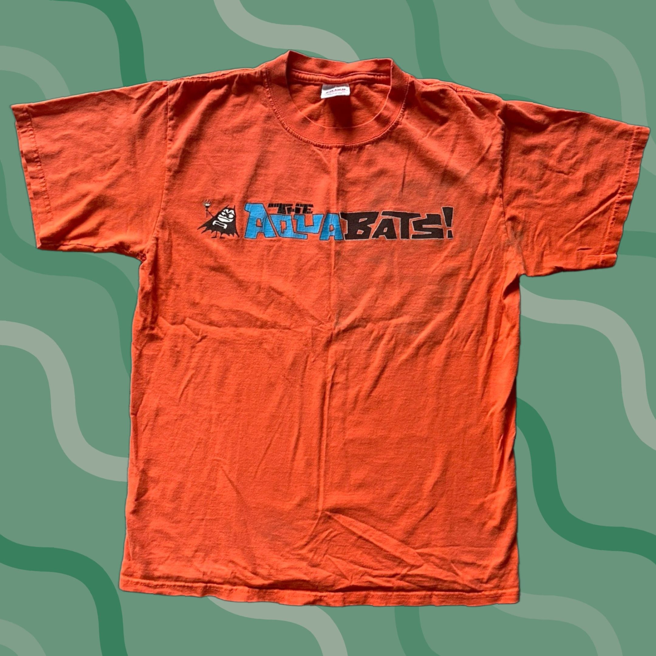 Anvil VINTAGE The Aquabats Band Shirt Men’s Medium Orange Logo 90s Y2K Anvil Tag Shirt Logo Music Band Mens M Orange Anvil 90s Vintage Size US M / EU 48-50 / 2 - 1 Thumbnail