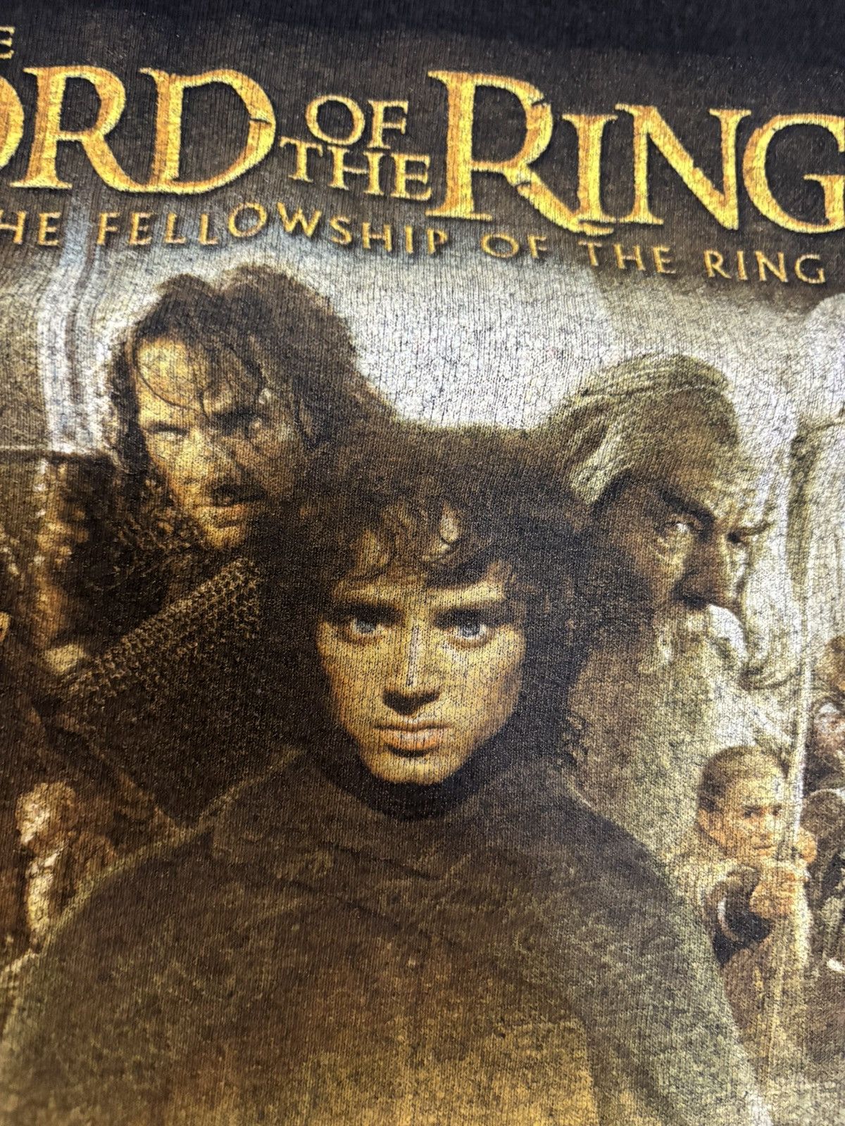 Vintage Rare Vintage Lord of the Rings Fellowship of Ring Movie Tee Size US XL / EU 56 / 4 - 11 Thumbnail