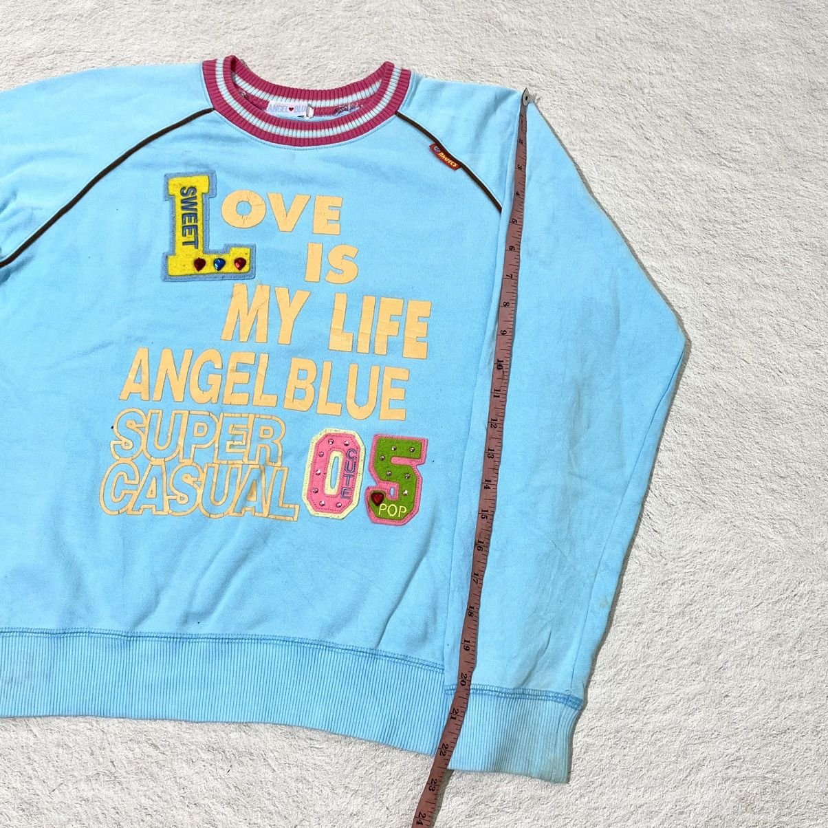 Angel Blue 🔥SALE🔥 Vintage 2000s Angel Blue Sweatshirt Size L / US 10 / IT 46 - 7 Thumbnail