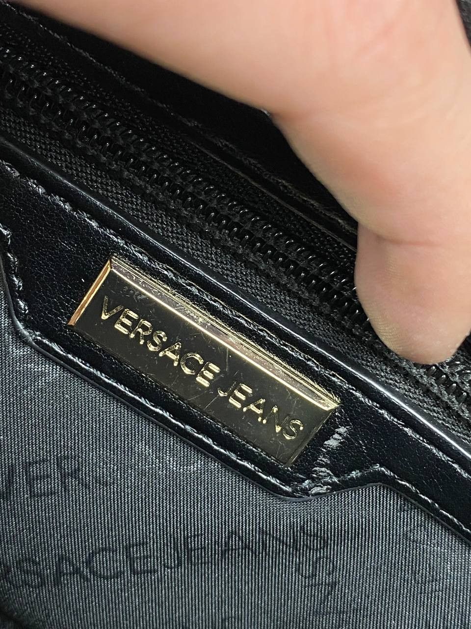 Versace Versace Jeans Couture Leather Shoulder Bag Metal Logo Women Size ONE SIZE - 11 Thumbnail