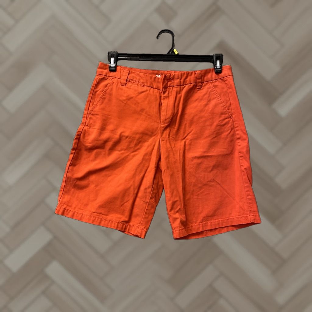 Gap Gap Chino Shorts Unisex Adult 30 Orange Flat Front Casual Outdoor Golf Size 30" / US 8 / IT 44 - 1 Thumbnail