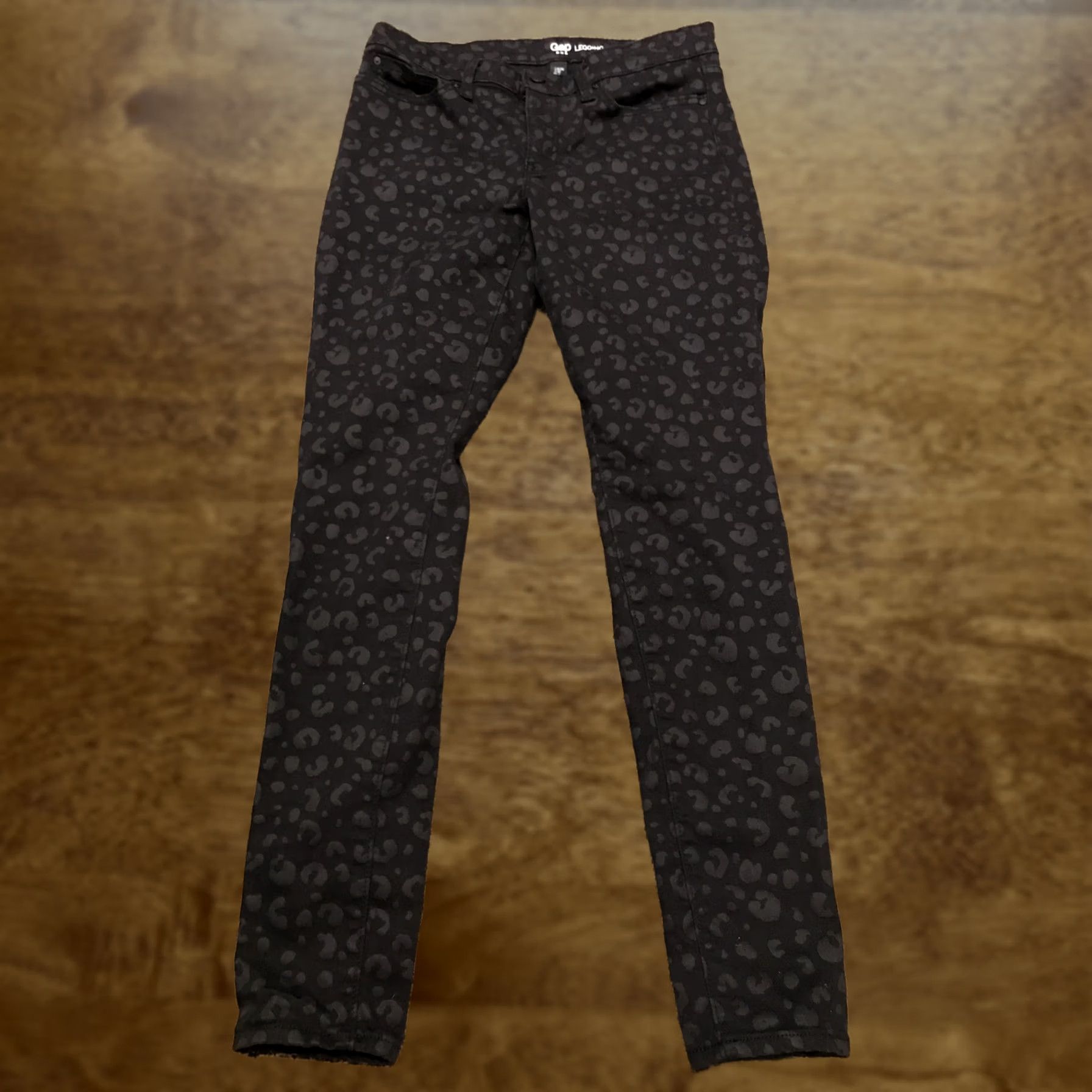 Gap Gap Jegging Womens 6 Black Legging Size Cotton Blend Denim A43 Size 28" / US 6 / IT 42 - 1 Thumbnail