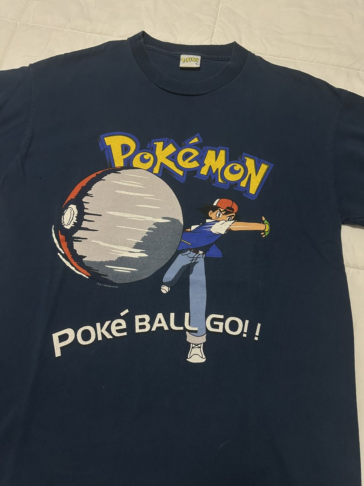 Pokemon Vintage 1999 Pokémon Ash Poké Ball Go! Graphic T-shirt Size US M / EU 48-50 / 2 - 1 Thumbnail