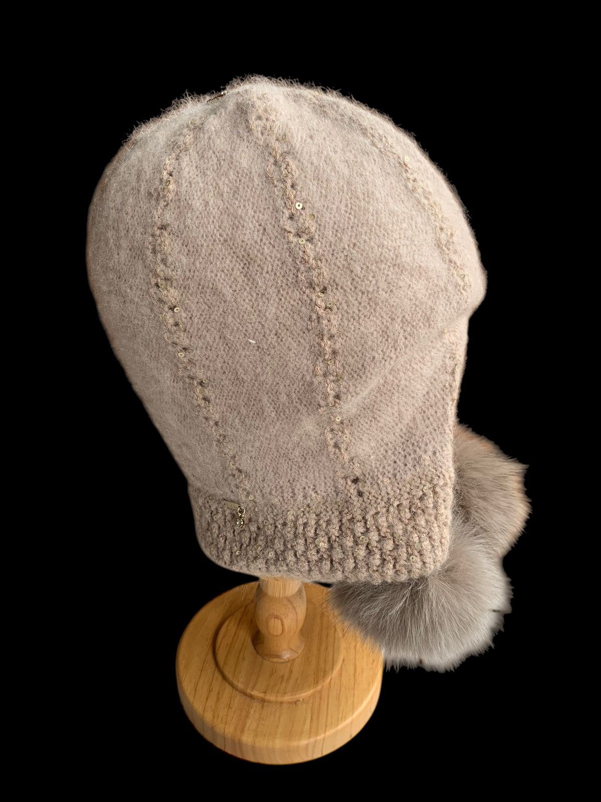 Japanese Brand × Kapital × Vintage Made In Italy Mohair Fur Winter Art Session Beanie Hats Size ONE SIZE - 3 Thumbnail