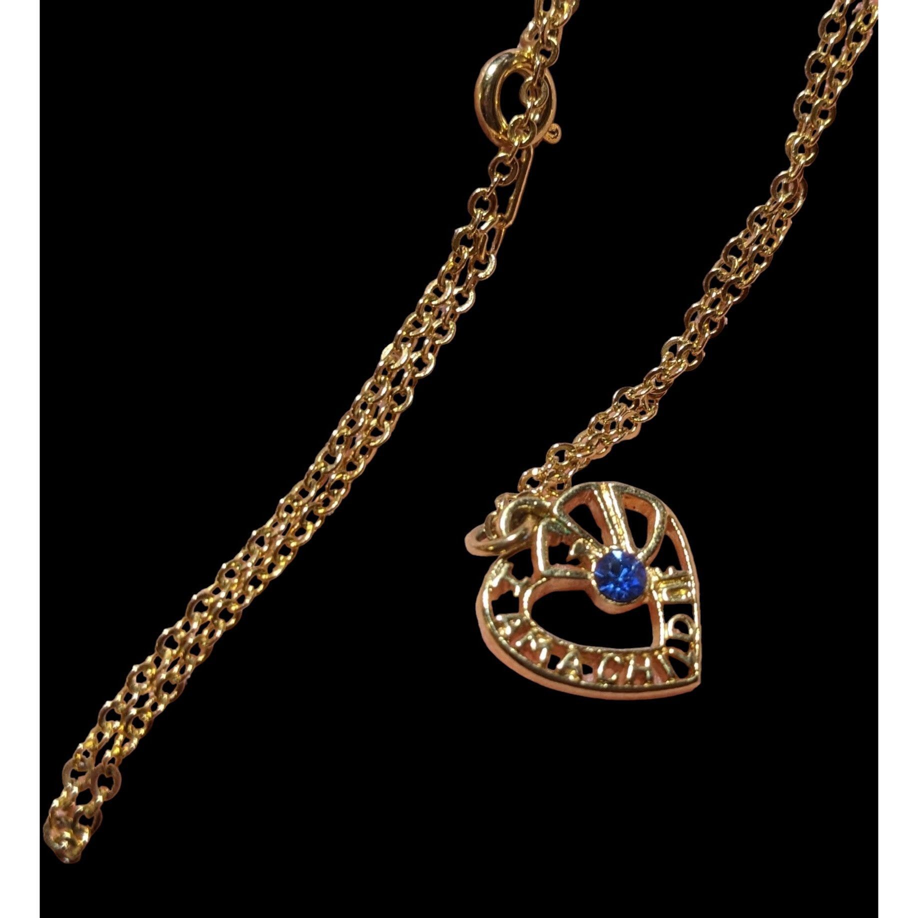 Other Gold Heart Child Of God Pendant Necklace Size ONE SIZE - 2 Thumbnail