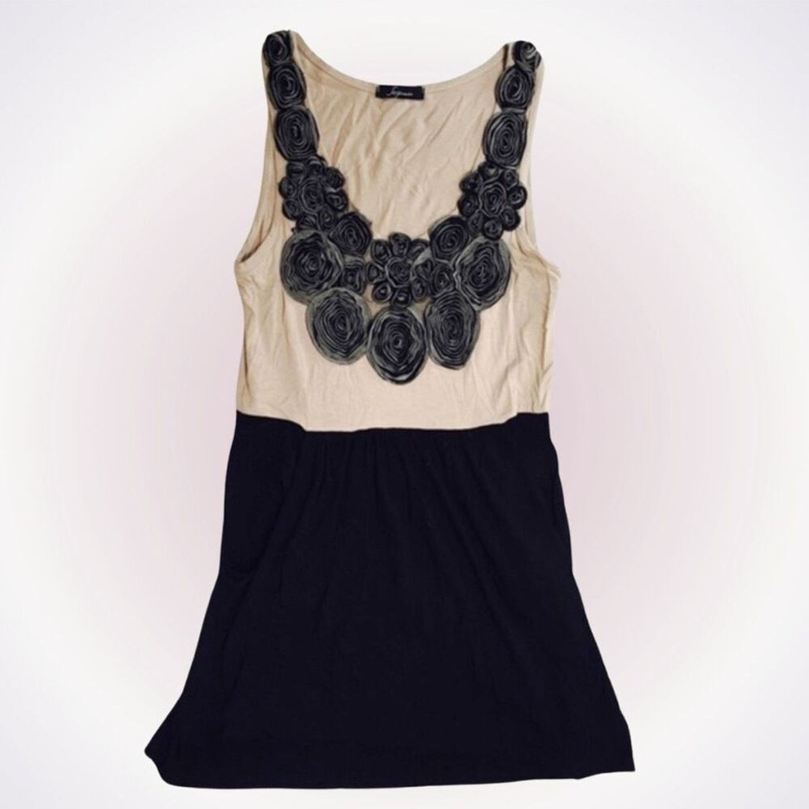 Nordstrom Soprano Mini Dress with Textured Fabric Roses | Sz S Size XS / US 0-2 / IT 36-38 - 1 Thumbnail