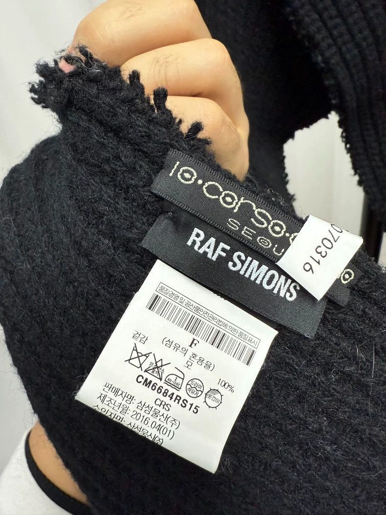 Raf Simons Raf Simons Logo Knitted Scarf-2505 Size ONE SIZE - 4 Thumbnail