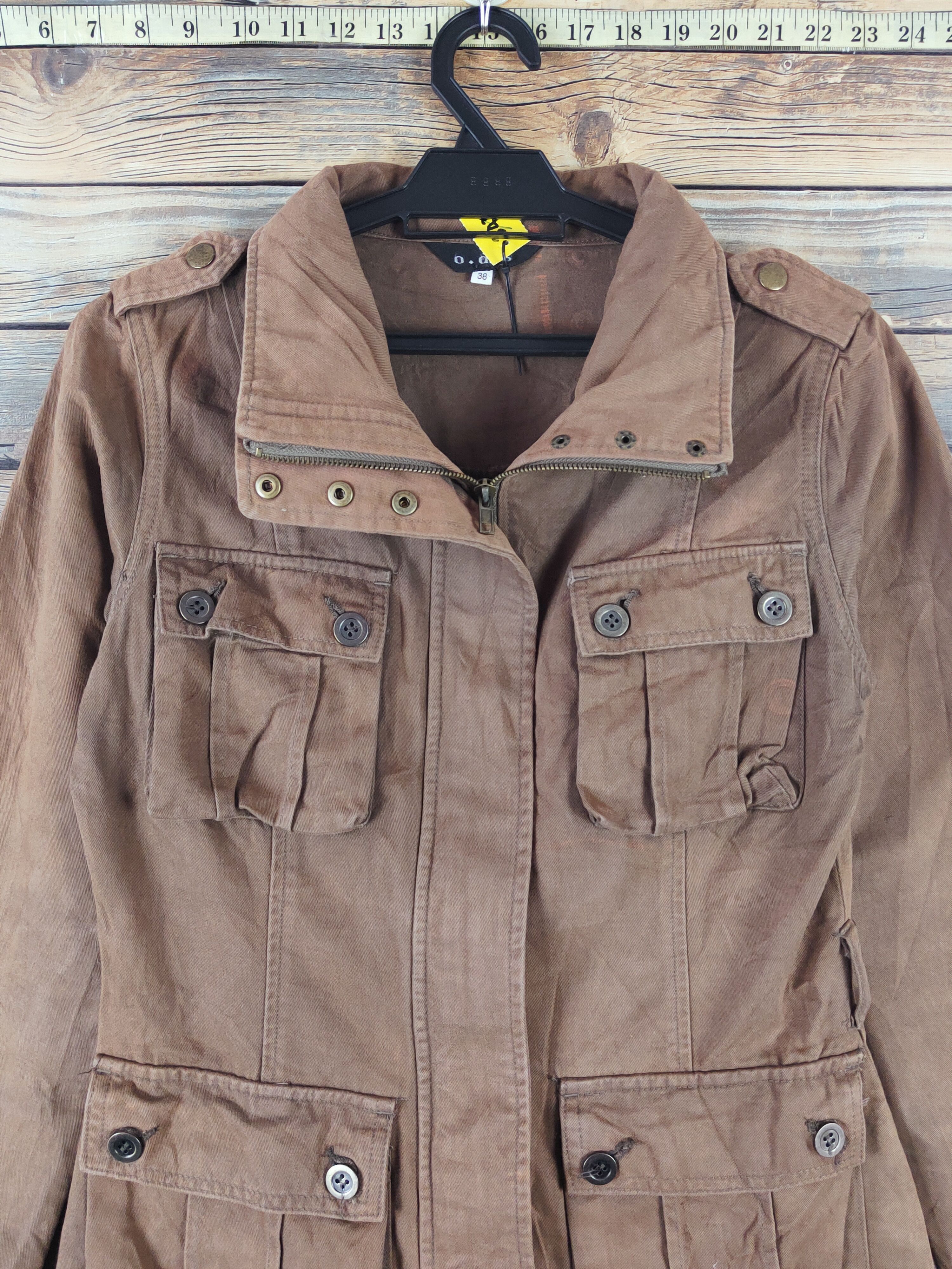 O.d.a Brown faded vintage Jackets #W1757