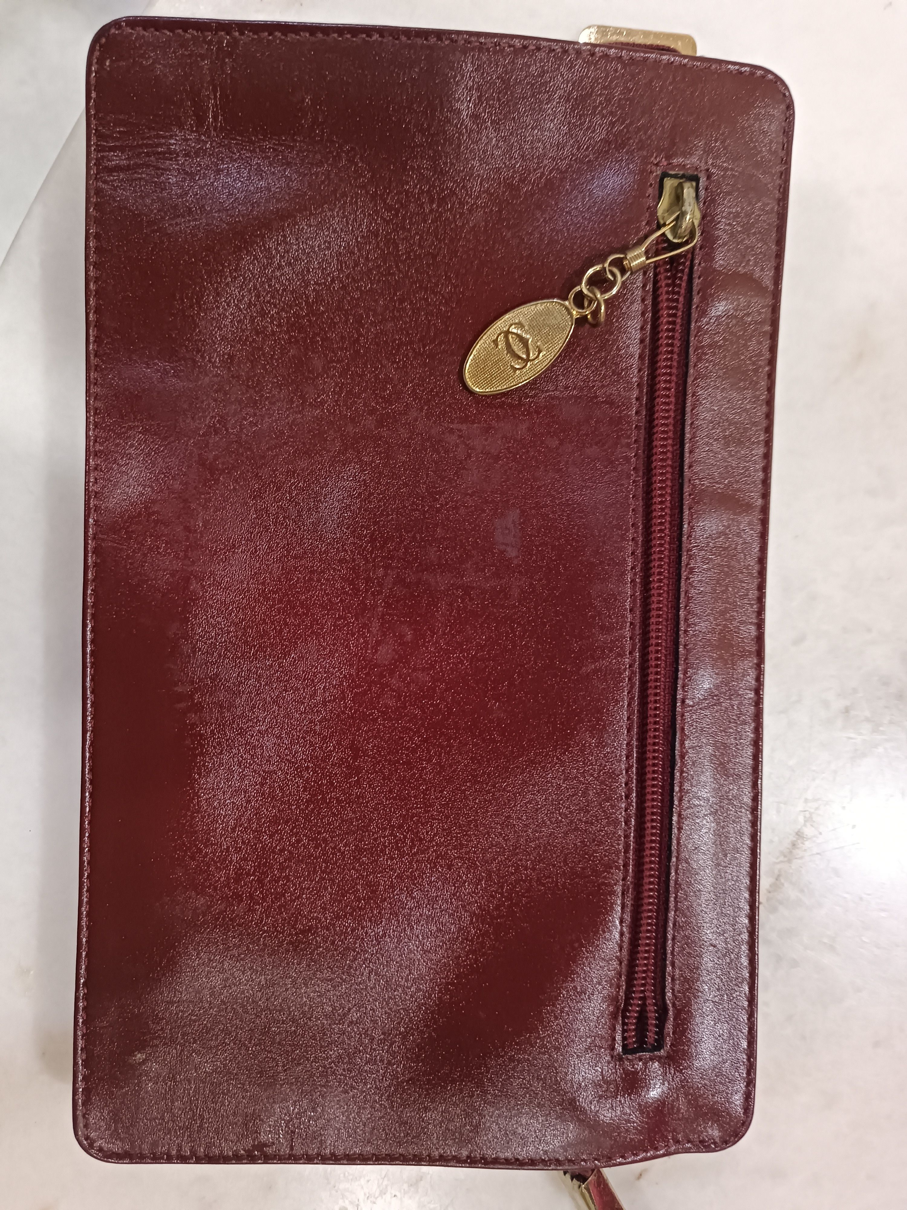 Cartier Vintage Cartier Clutch Bag Burgundy colour Size ONE SIZE - 2 Thumbnail