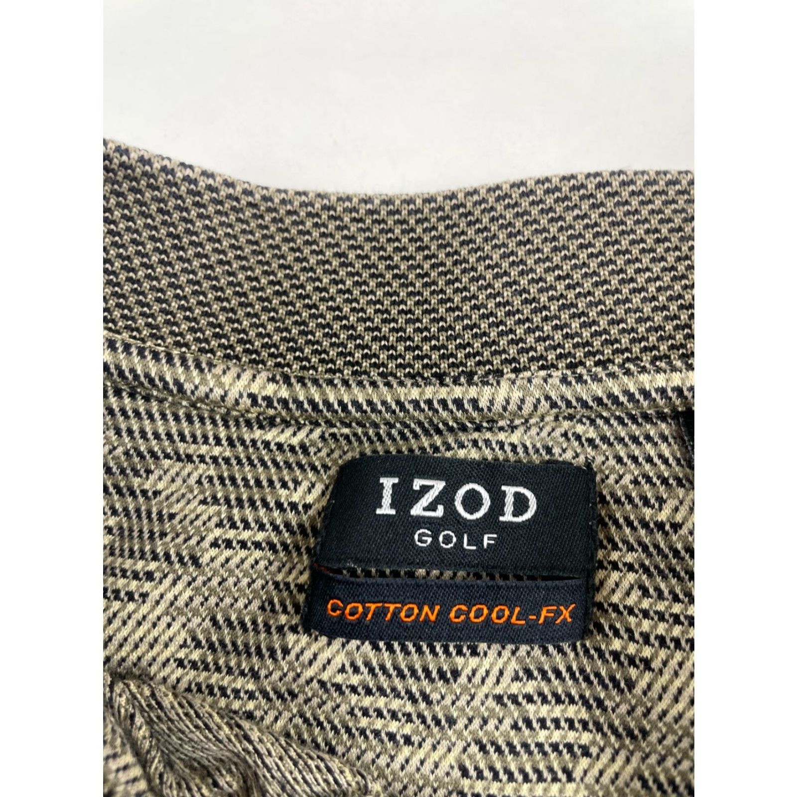 Izod IZOD Shirt Polo Men's XXL Tan Black Golf Cotton Cool-Fx Shirt Size US XXL / EU 58 / 5 - 8 Thumbnail