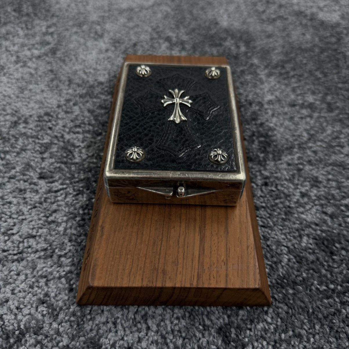 Chrome Hearts Chrome Hearts Cigarette Case Silver Cross and Leather Cross Size ONE SIZE - 4 Thumbnail