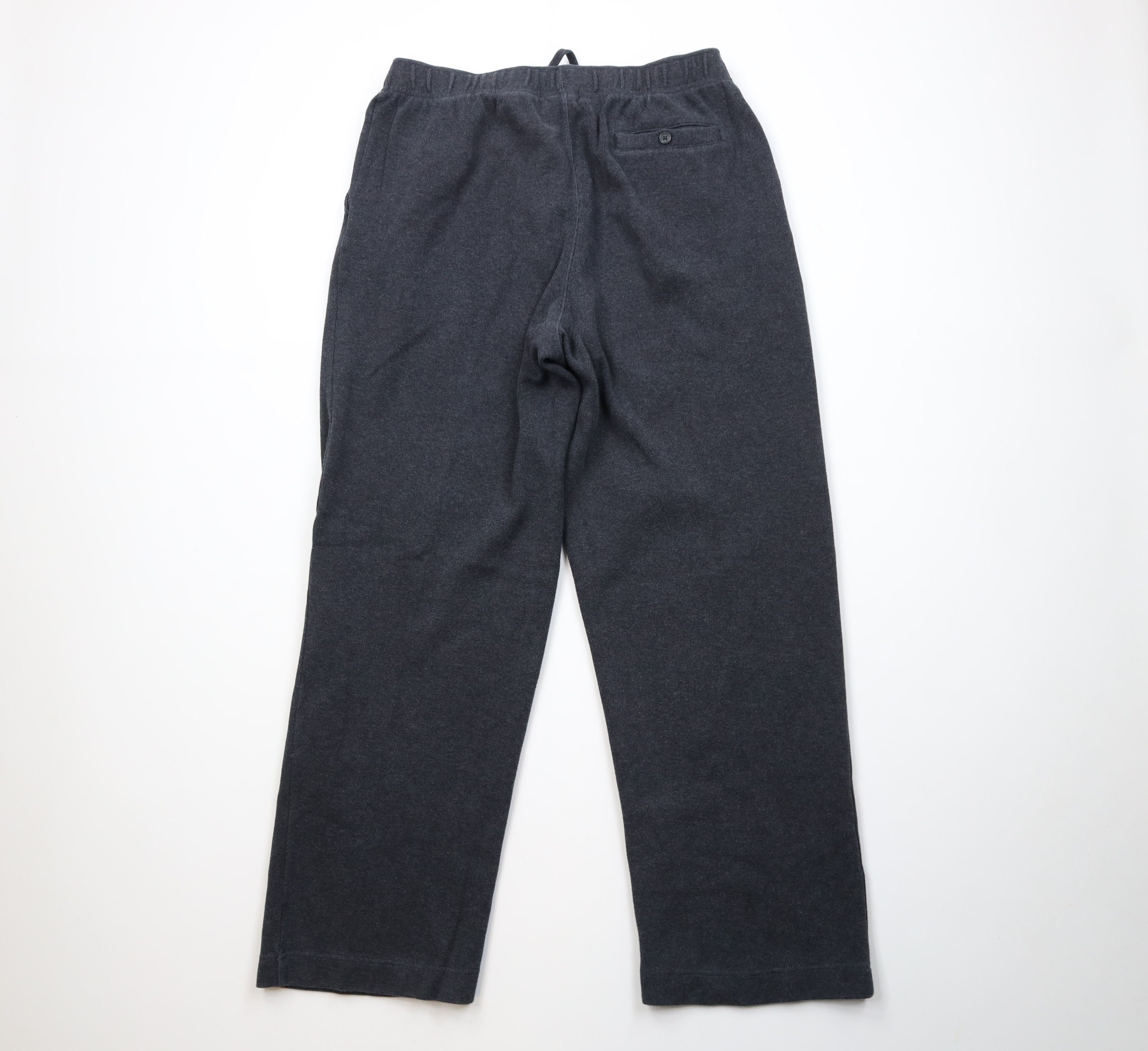 Lands' End Vintage 90s Lands End Cotton Ribbed Knit Wide Leg Pants Size US 36 / EU 52 - 10 Thumbnail