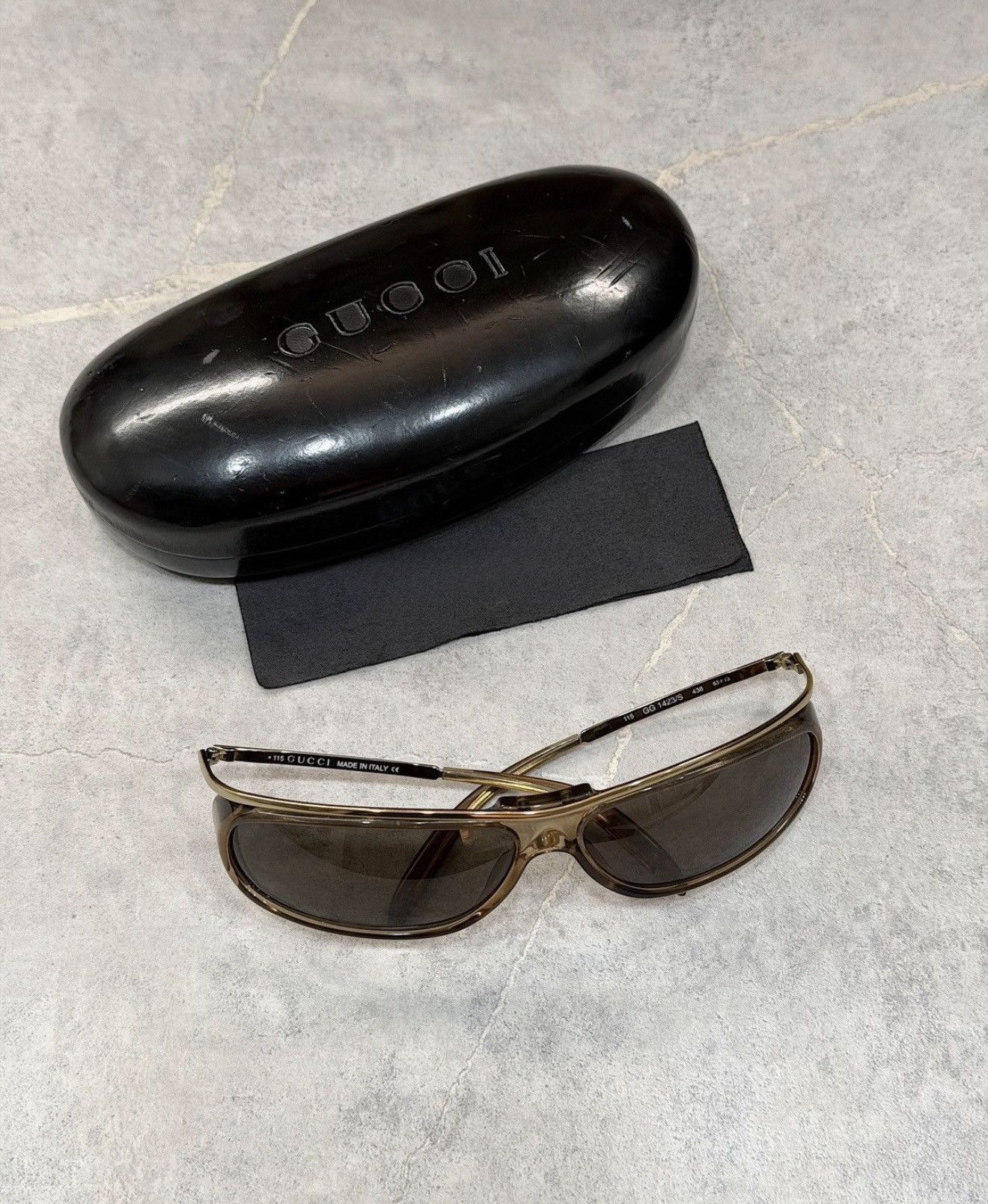 Gucci Gucci Tom Ford GG Logo Retro Square Vintage Sunglasses Y2K
