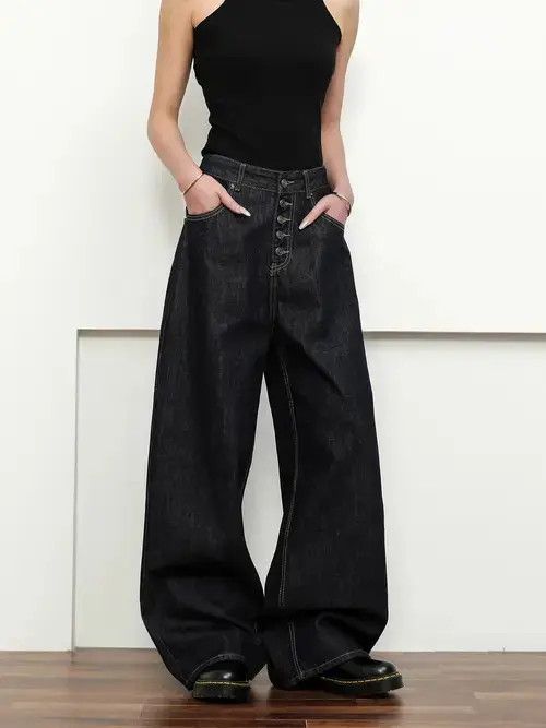 Jean Baggy Wide Leg Jeans Size US 32 / EU 48 - 4 Thumbnail