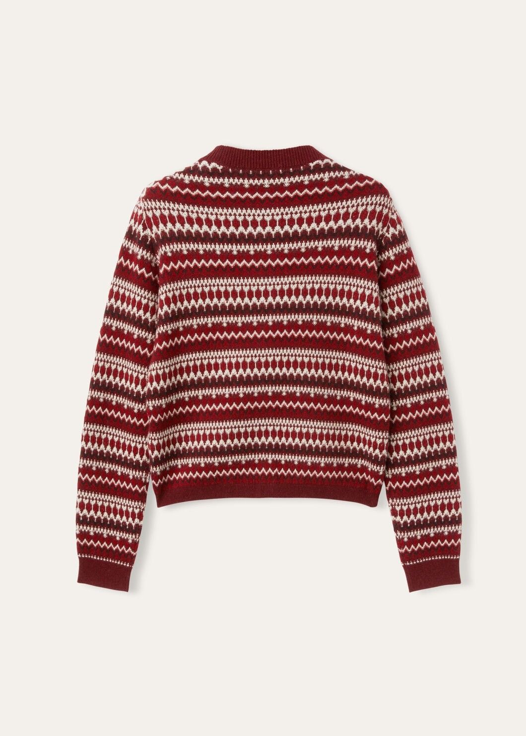 Loro Piana o1w1db10825 FAO5142 Alpe Pile Cardigan in Red/Multi Size L / US 10 / IT 46 - 6 Thumbnail