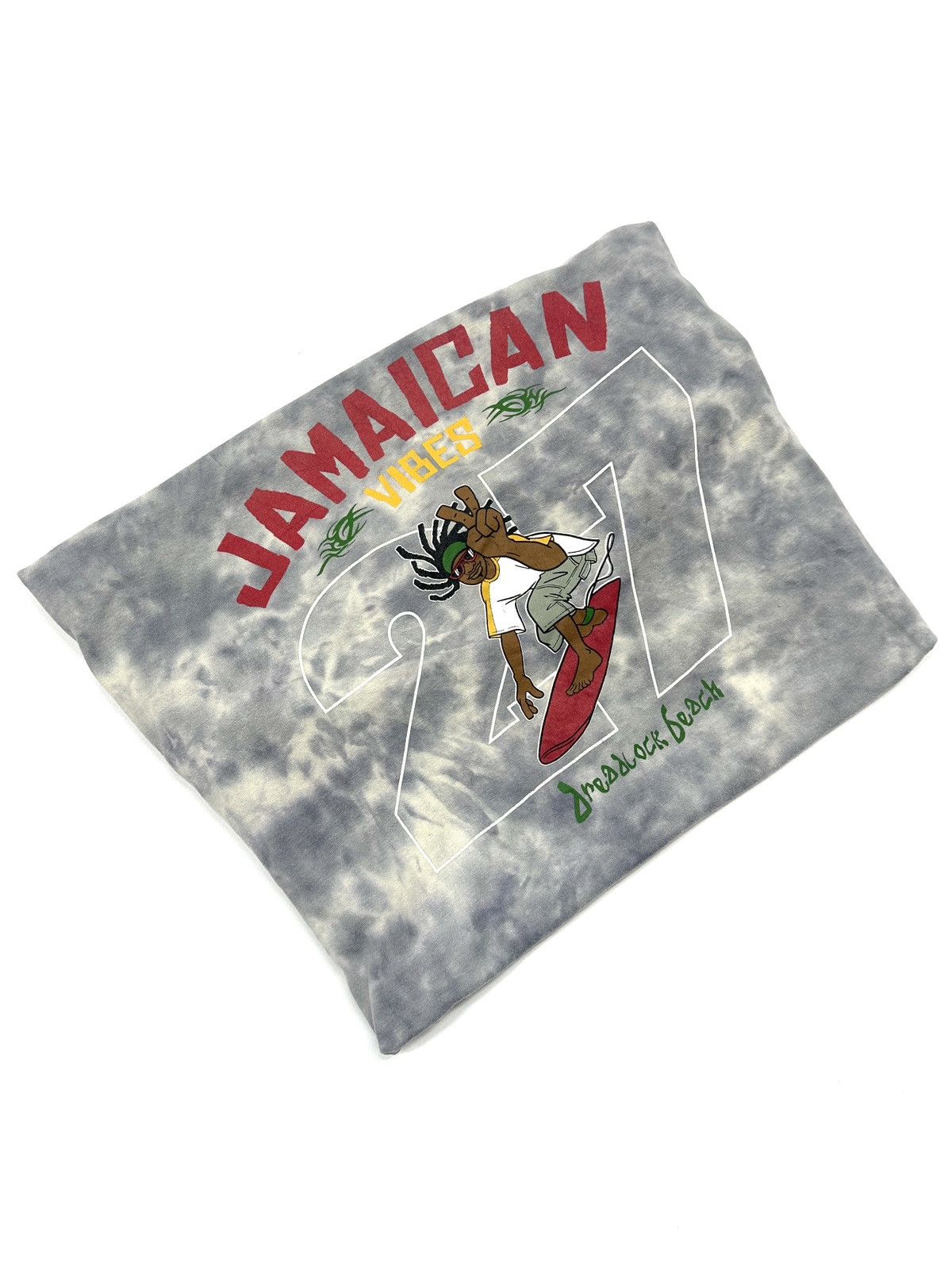 Bob Marley 90s Thrashed Bob Marley Rastaman tie-dye t-shirt Size US L / EU 52-54 / 3 - 2 Thumbnail