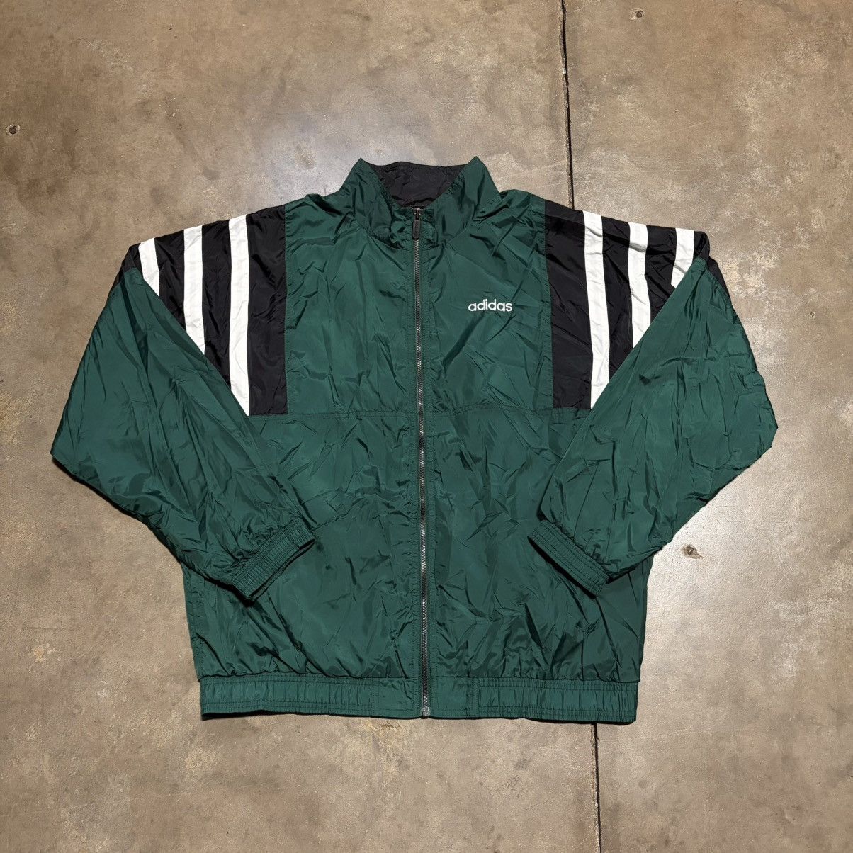 Adidas Vintage 90s Adidas Windbreaker Jacket Track Lightweight Zip Size US XL / EU 56 / 4 - 1 Thumbnail
