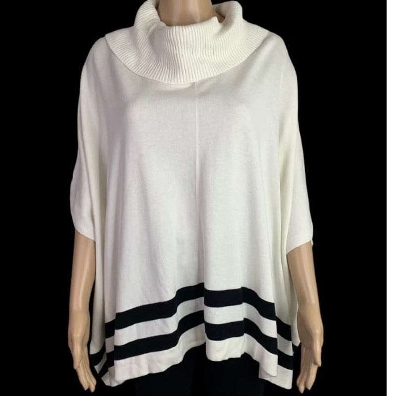 Calvin Klein Calvin Klein Womens Medium Cowl Neck Poncho Sweater Size M / US 6-8 / IT 42-44 - 1 Thumbnail