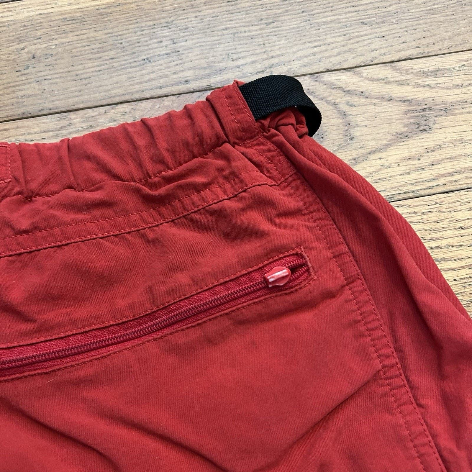 Patagonia Gi III Belted Lined Red Athletic Performance Shorts 9” Small Size US 30 / EU 46 - 6 Thumbnail