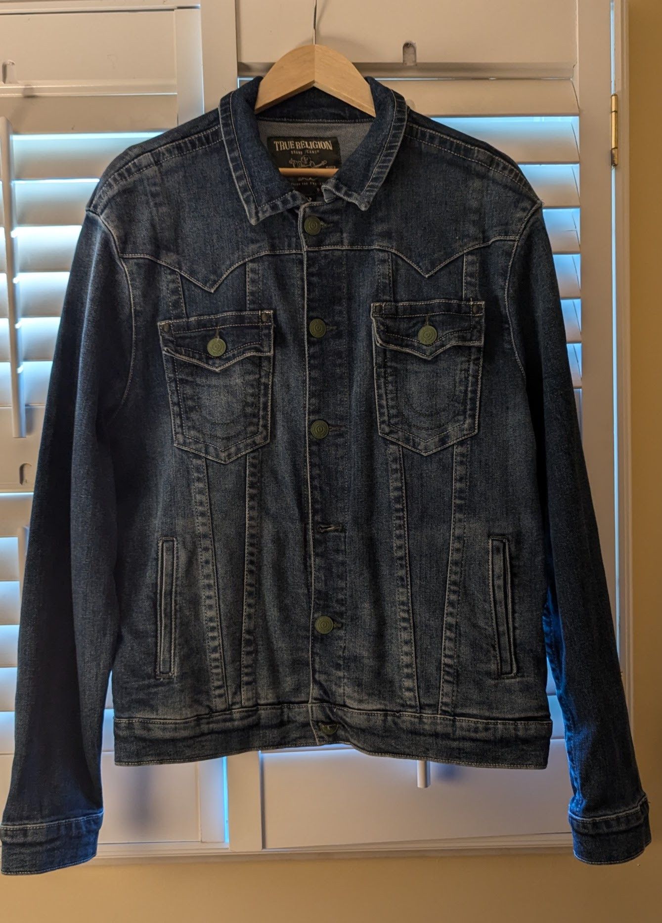 True Religion Denim Stretch Jacket Size US XL / EU 56 / 4 - 1 Thumbnail