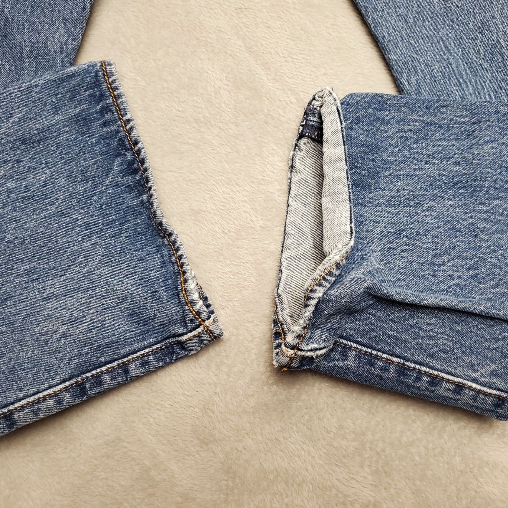 Vintage VINTAGE Levis Jeans Men 38x30 Blue 501 Denim Original Straight Leg Button Fly Pants 4736 Size US 38 / EU 54 - 3 Thumbnail