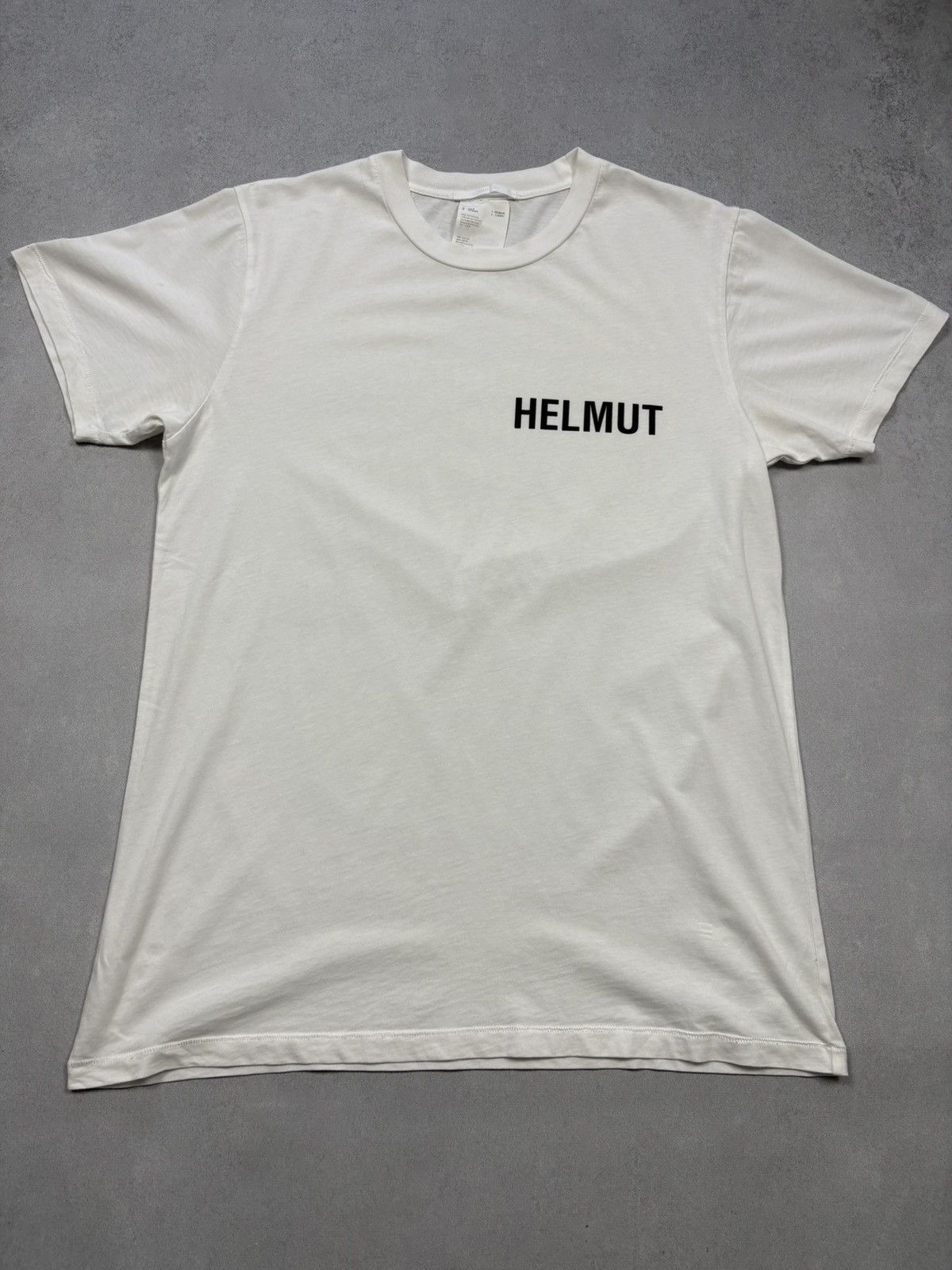 Helmut Lang Helmut Lang Archive Utility Back Logo Print T Shirt Rare Size US M / EU 48-50 / 2 - 3 Thumbnail