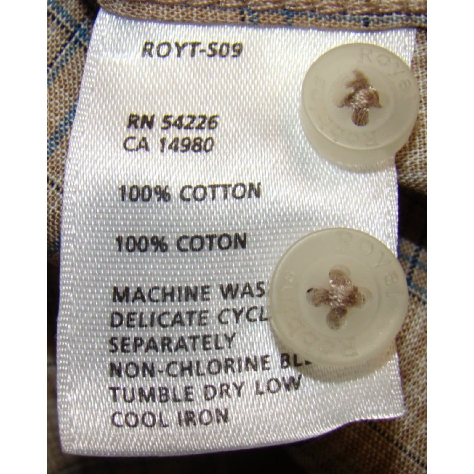 Royal Robbins Royal Robbins Mens Large Contemporary Fit Plaid Button Long Sleeve Shirt Size US L / EU 52-54 / 3 - 5 Thumbnail