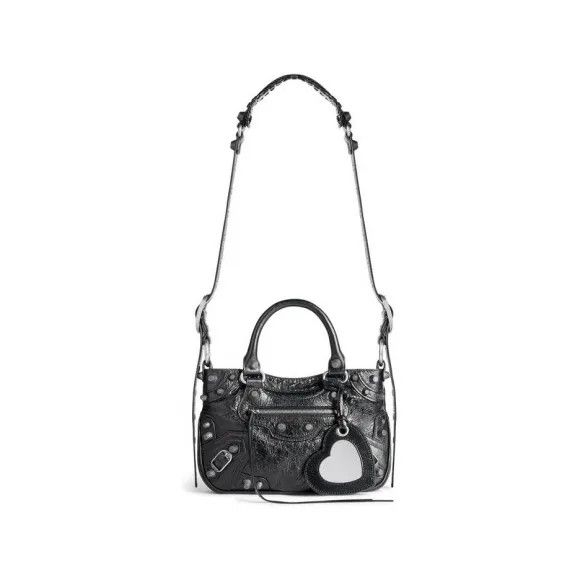 Balenciaga o1mt1gz0924 Size: OS / Neo Cagole Small Tote Bag in Black Size ONE SIZE - 1 Thumbnail