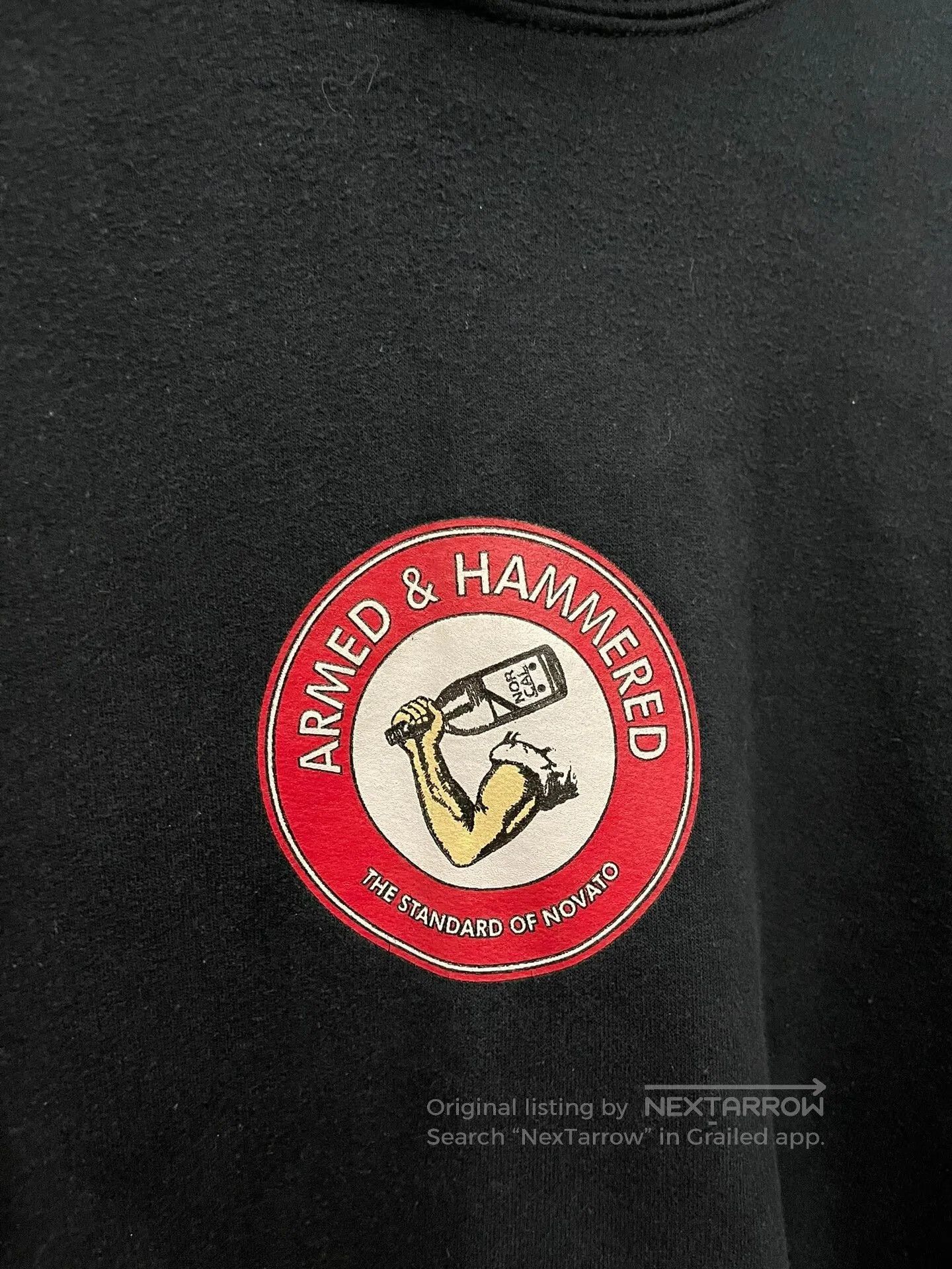 VINNY's vintage black hooded sweatshirt with logo. Size US XXL / EU 58 / 5 - 3 Thumbnail