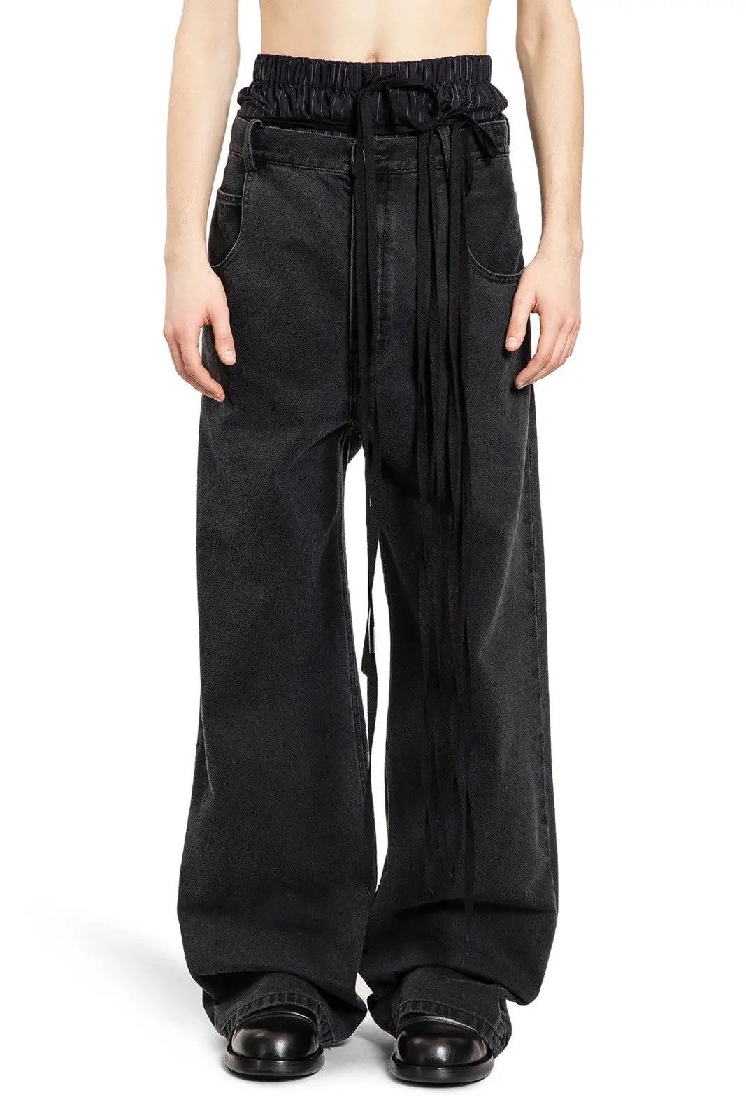 Ann Demeulemeester Kevin Waxed Denim Jeans | Grailed