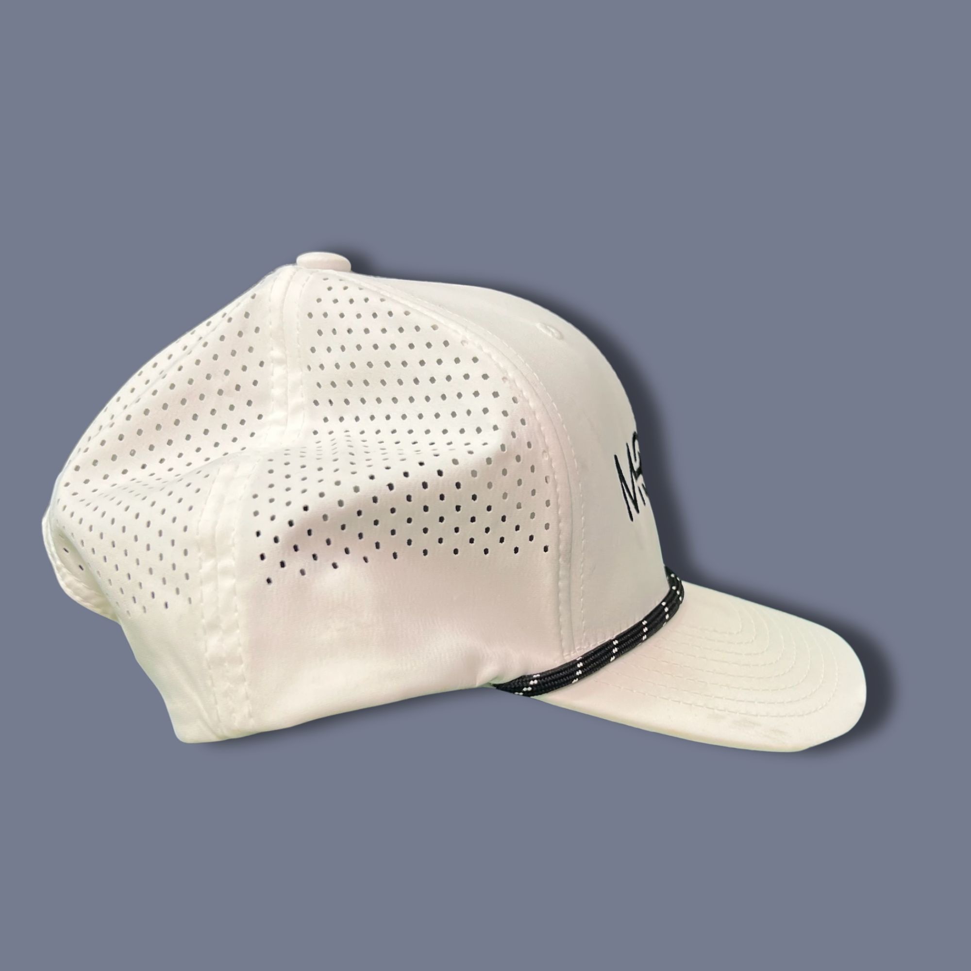Other Cambridge MO 147 White Cap With Embroidered Logo & Adjustabl Size ONE SIZE - 4 Thumbnail