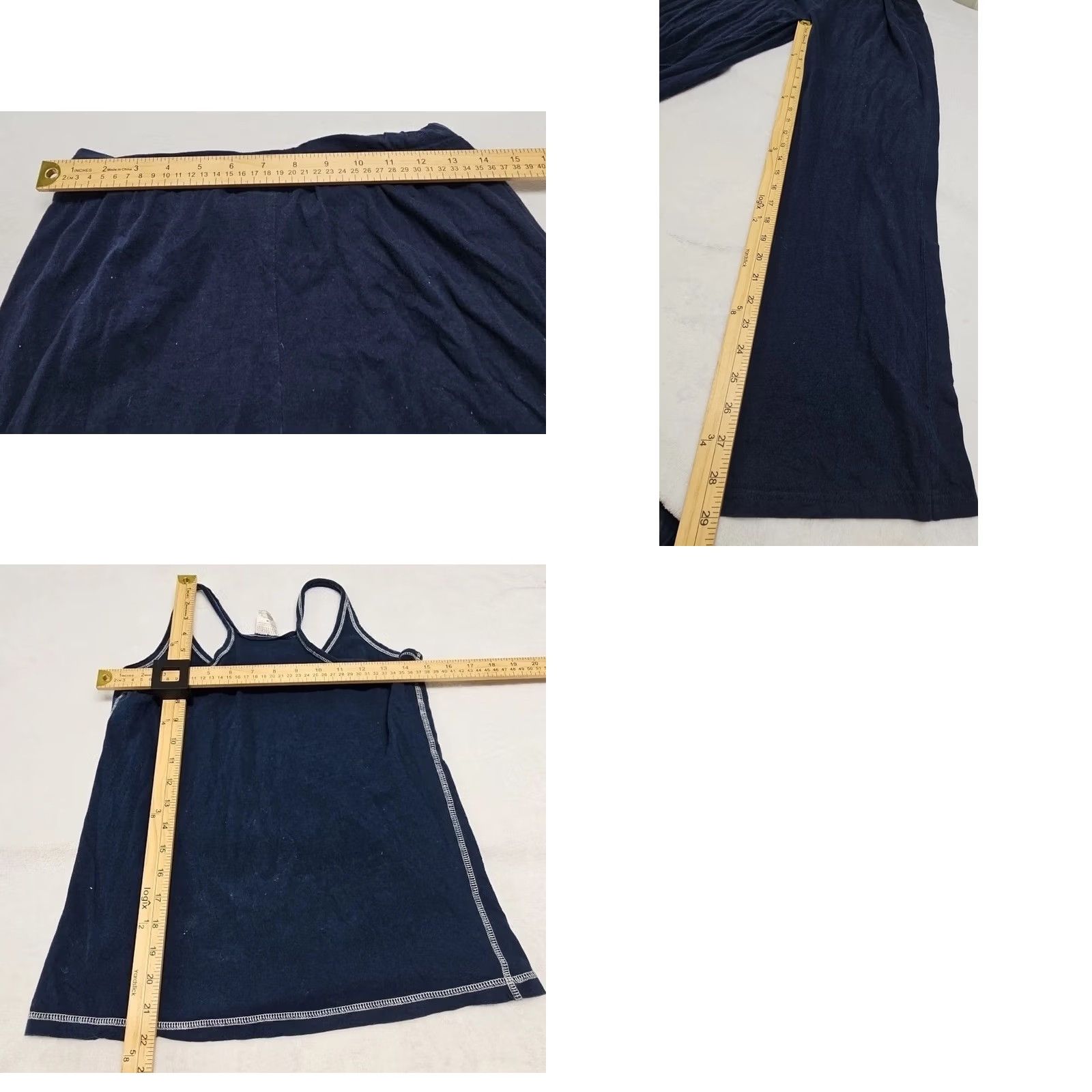 Vintage Texas Rangers MLB Womens Medium Lounge Set Cami Pajama Deep Navy Sideline Apparel Logo (Drawstring) Size ONE SIZE - 10 Thumbnail