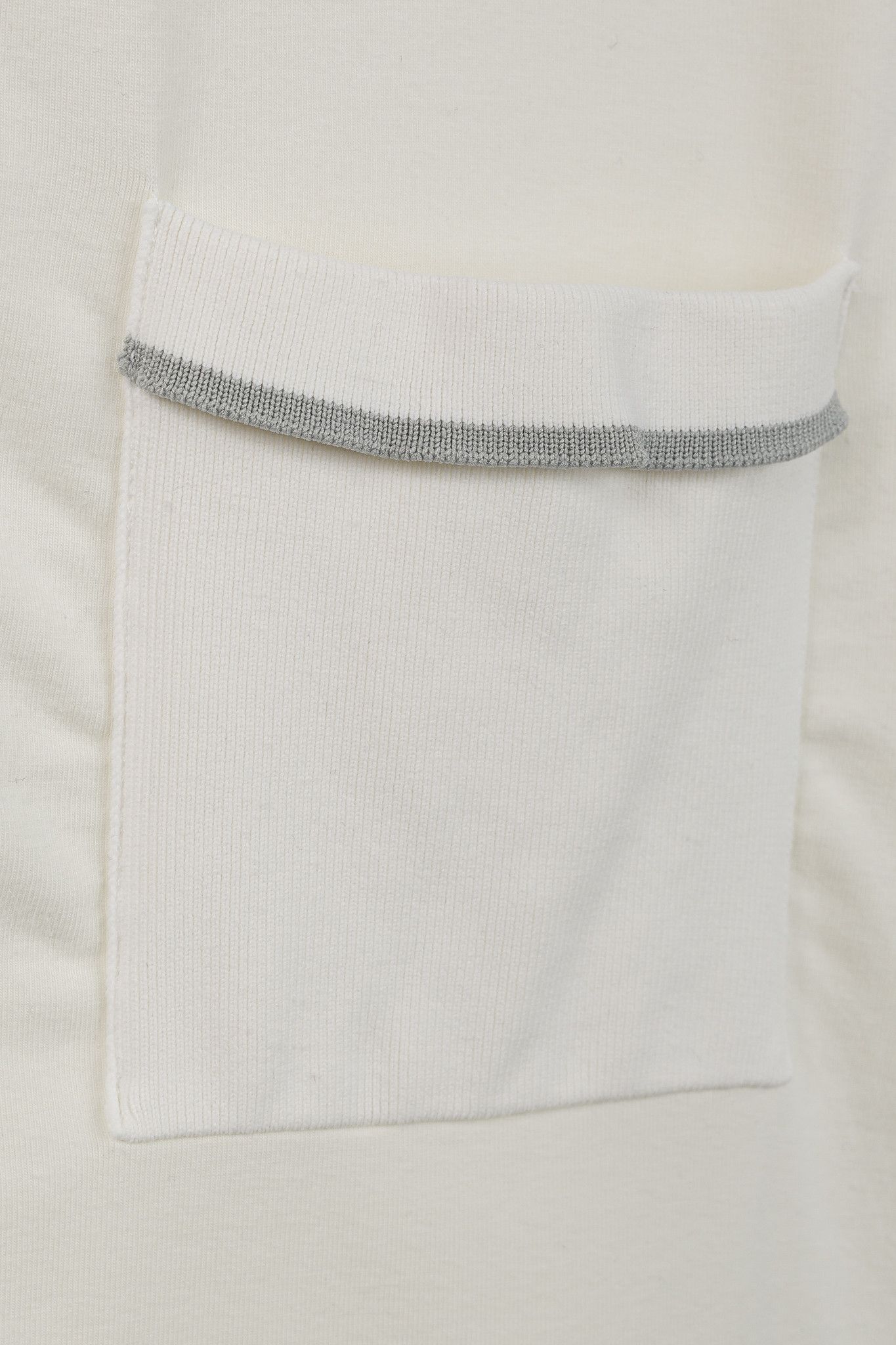 Prada Prada Cream Jersey 1/2-Zip Polo T-Shirt Size US M / EU 48-50 / 2 - 6 Thumbnail